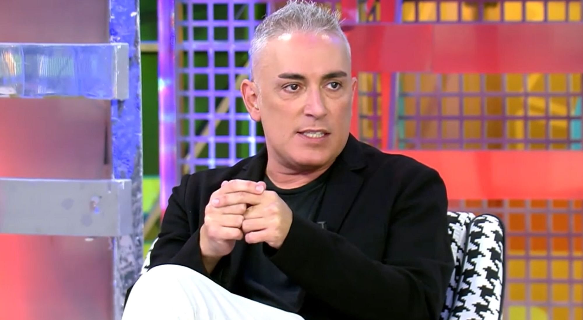 Kiko Hernández, en el plató de 'Sálvame'