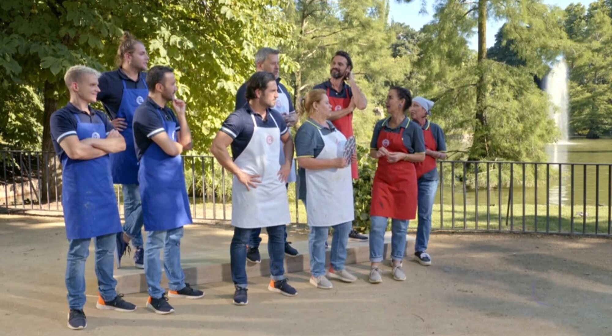 Los aspirantes en la prueba de exteriores de 'La última tentación'