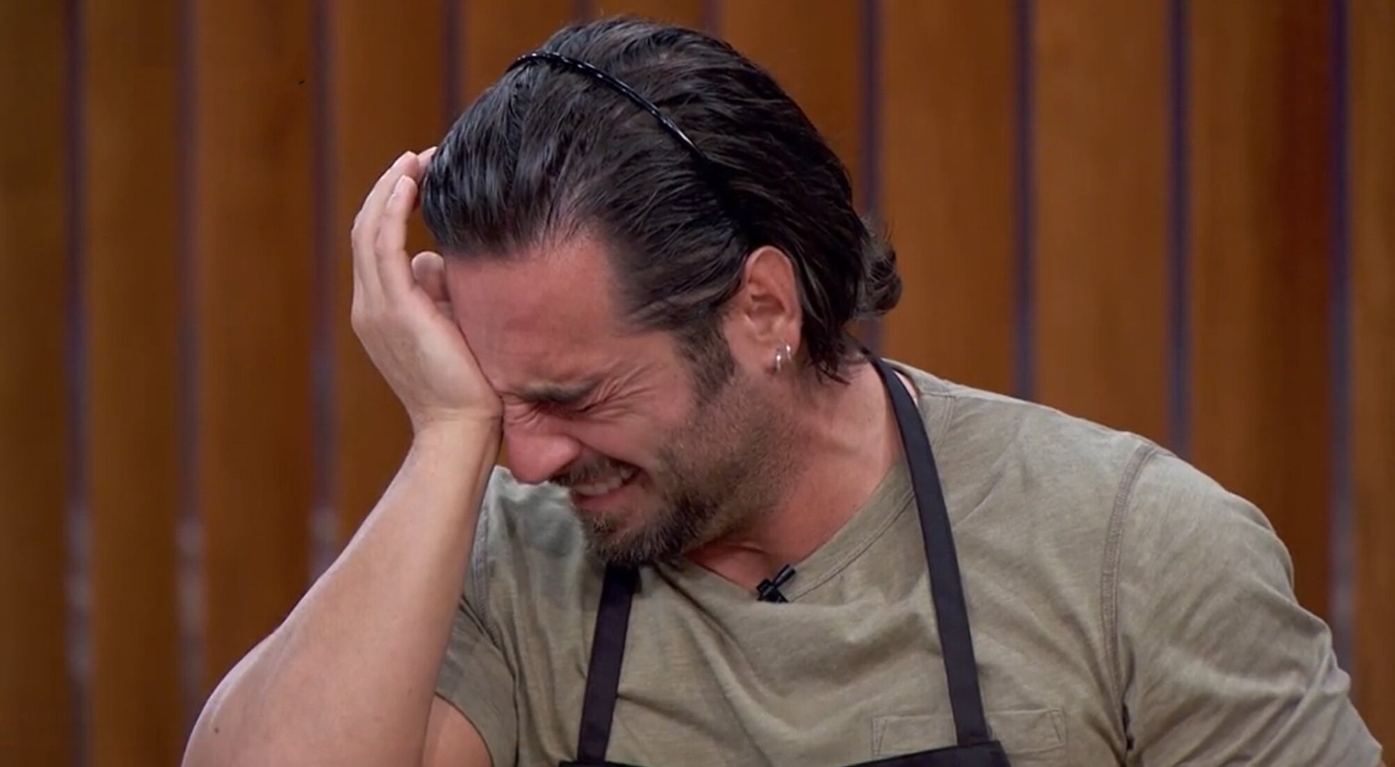David Bustamante, emocionado en 'MasterChef Celebrity' al pensar en el hijo de su hermano