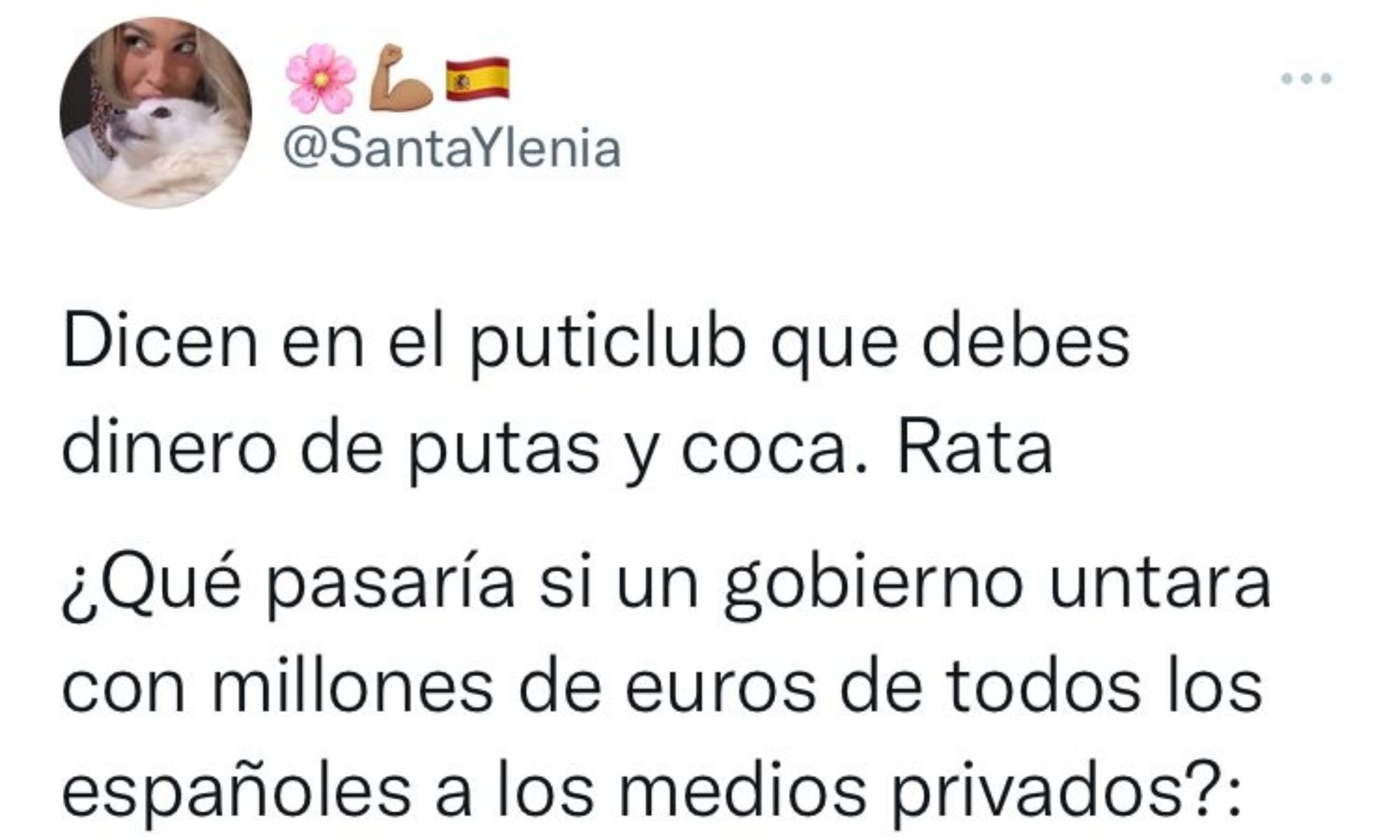 El tweet eliminado de Ylenia Padilla