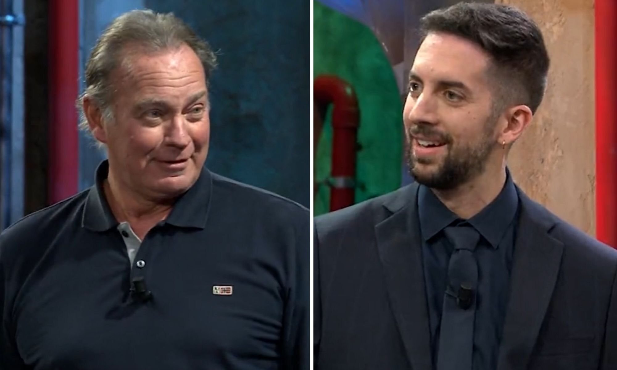 Bertín Osborne y David Broncano, en el plató de &#39;La resistencia&#39;