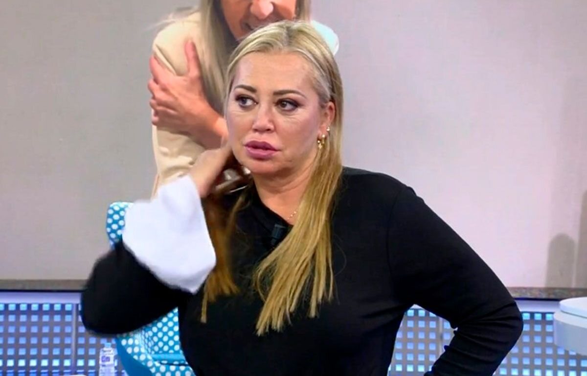 Belén Esteban en el plató de 'Sálvame'
