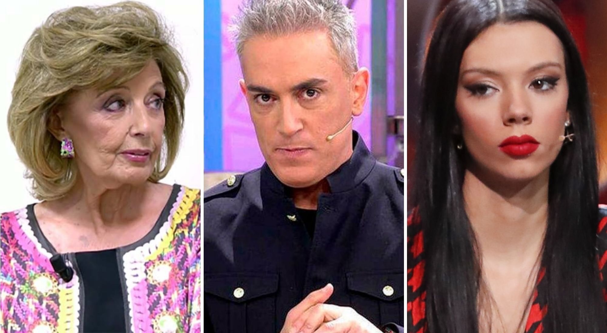 María Teresa Campos, Kiko Hernández y Alejandra Rubio