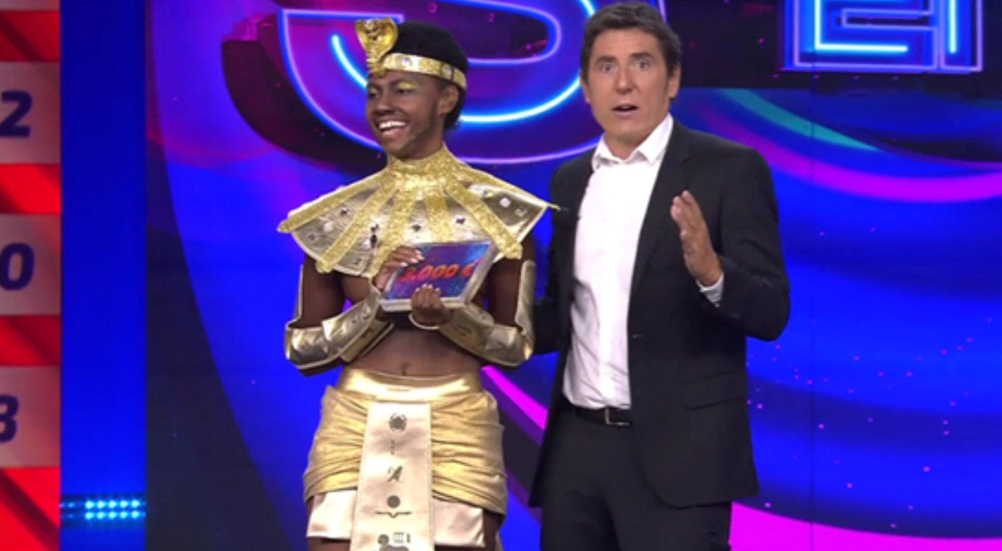 Nia Correia y Manel Fuentes, en 'Tu cara me suena 9'