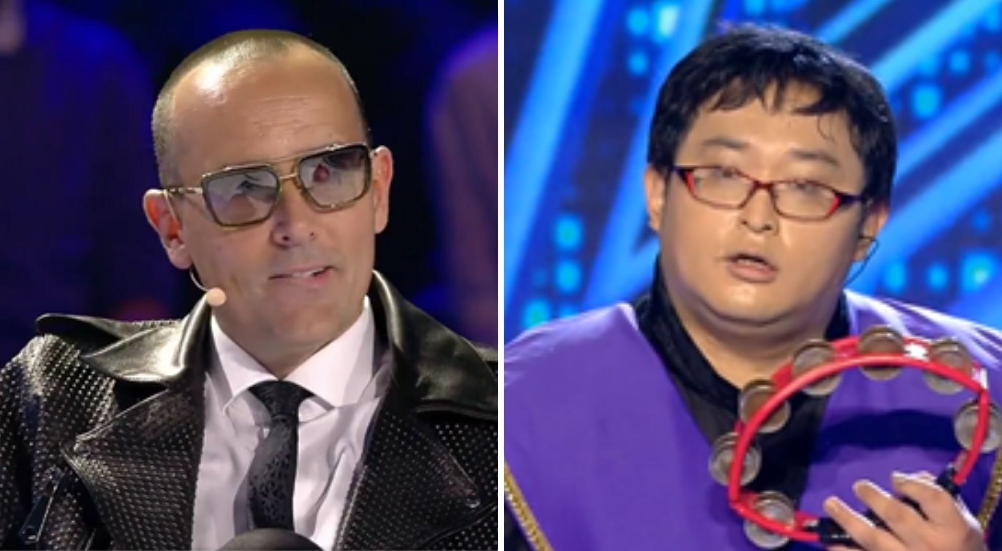 Risto Mejide y Gonzo Tambourine en 'Got Talent España'