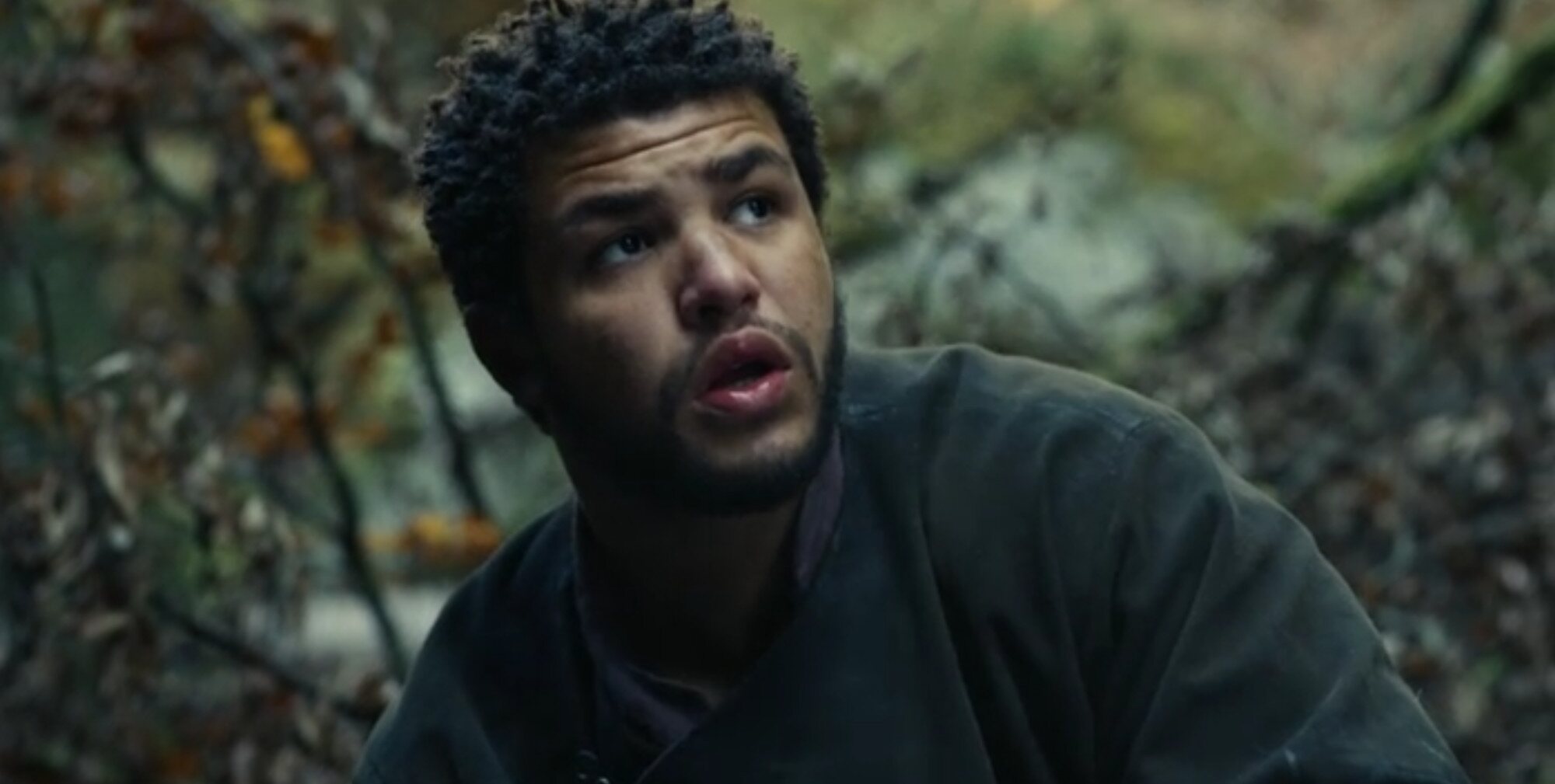 Perrin, interpretado por Marcus Rutherford, se sorprende en 'La rueda del tiempo'