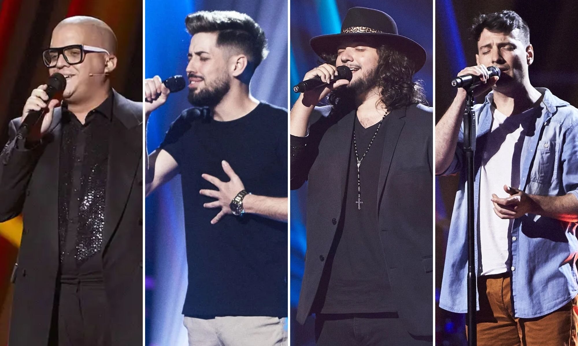 Besay Pérez, Jesús Peguero, Ezequiel Montoya y Fran Valenzuela, participantes del equipo de Malú