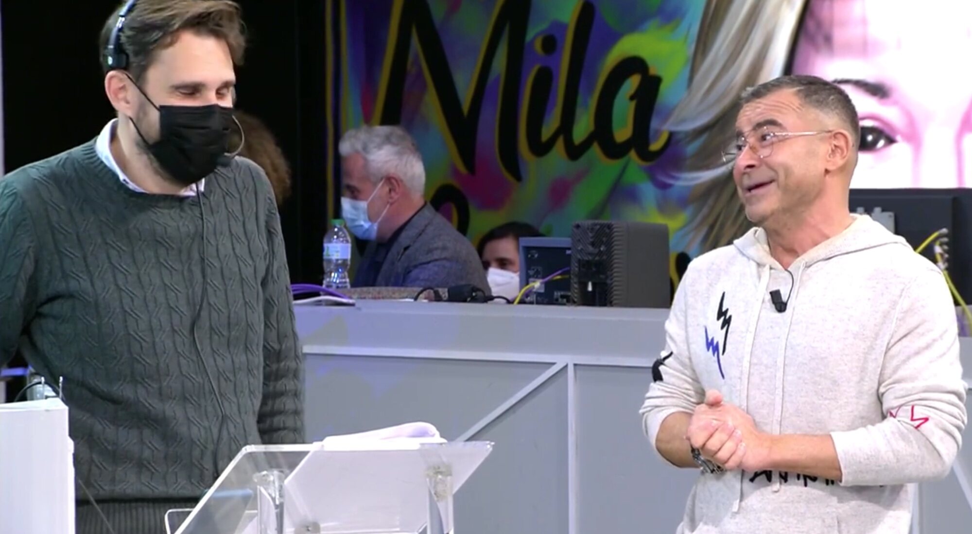 Alberto Díaz, director de &#39;Sálvame&#39;, junto a Jorge Javier Vázquez