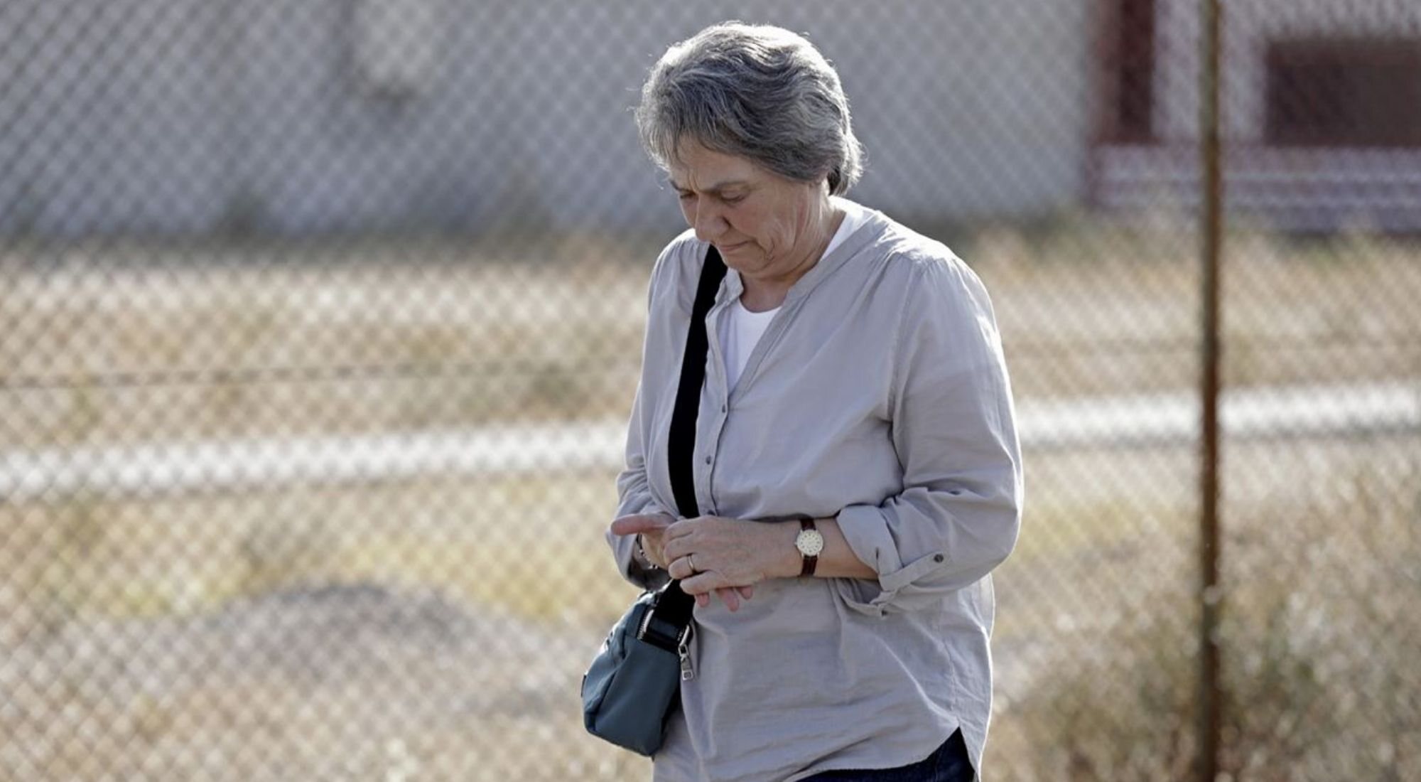 Ane Gabarain, en el papel de Miren, durante la serie 'Patria'