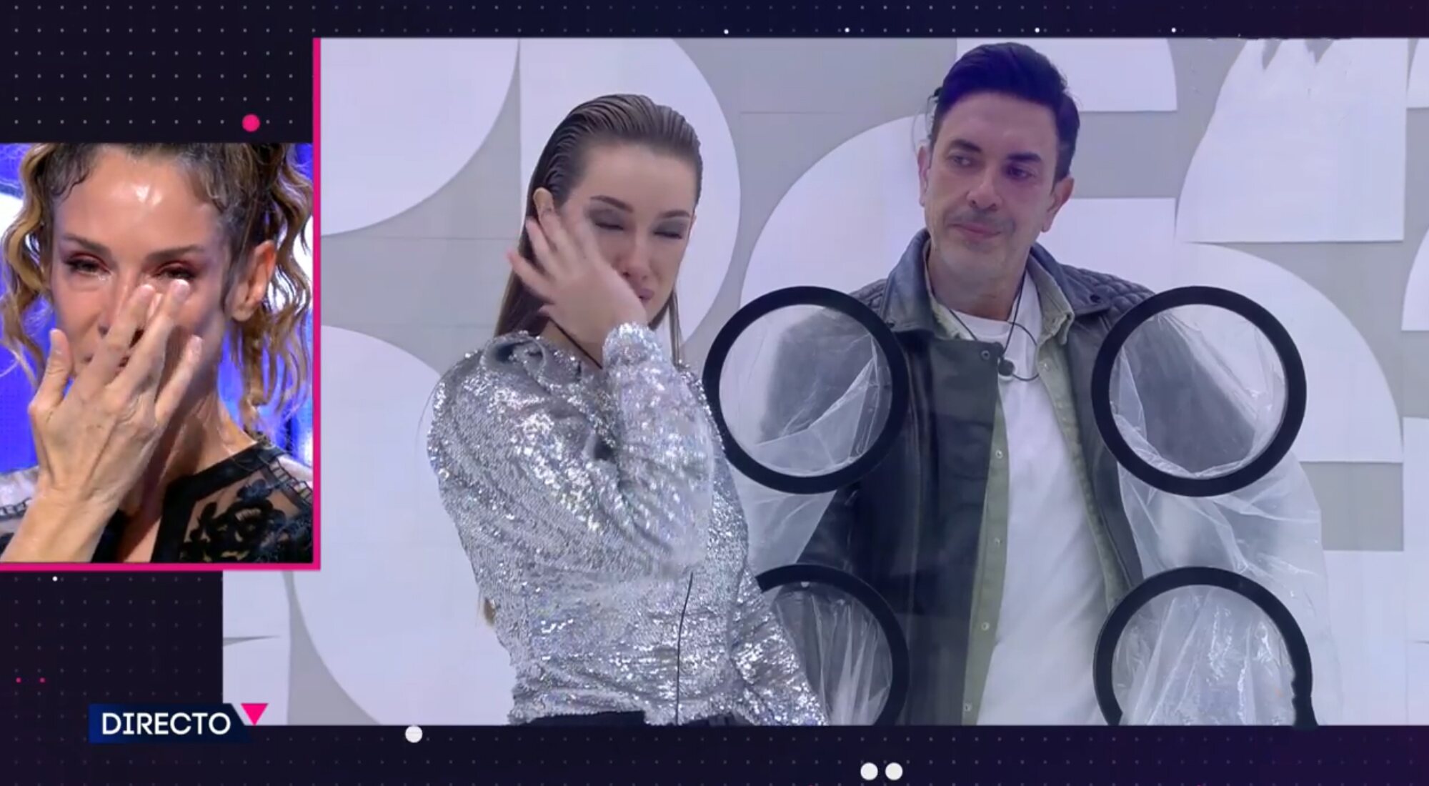 Elena rompe a llorar durante el encuentro de su hija Adara con su padre en 'Secret Story'