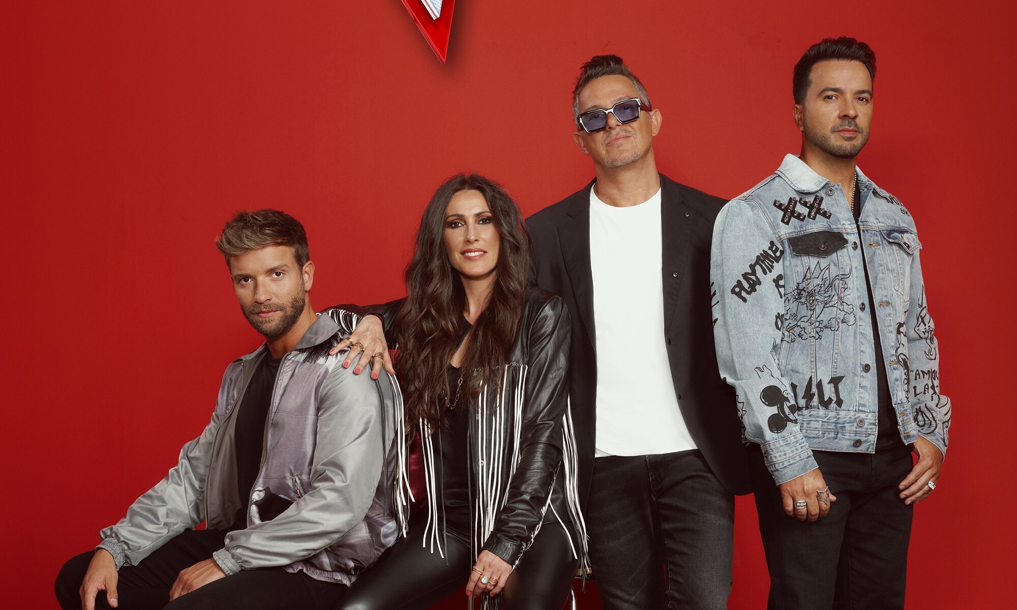 Pablo Alborán, Malú, Alejandro Sanz y Luis Fonsi en 'La Voz 2021'