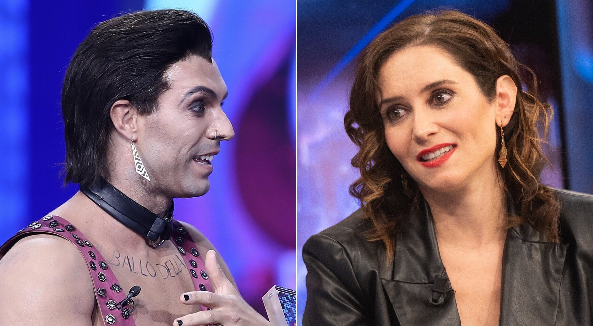 Rasel ('Tu cara me suena') e Isabel Díaz Ayuso ('El hormiguero')