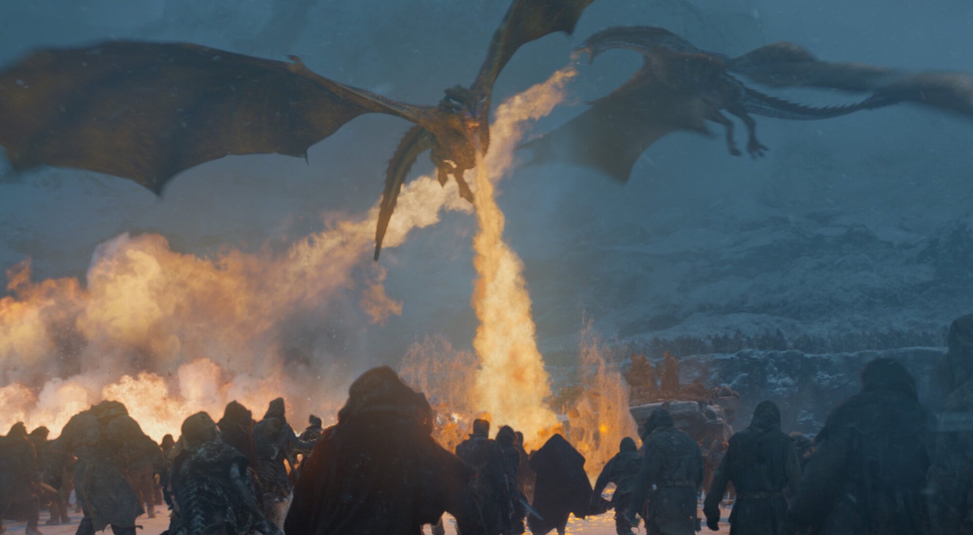 Los dragones de Daenerys en 'Juego de Tronos'