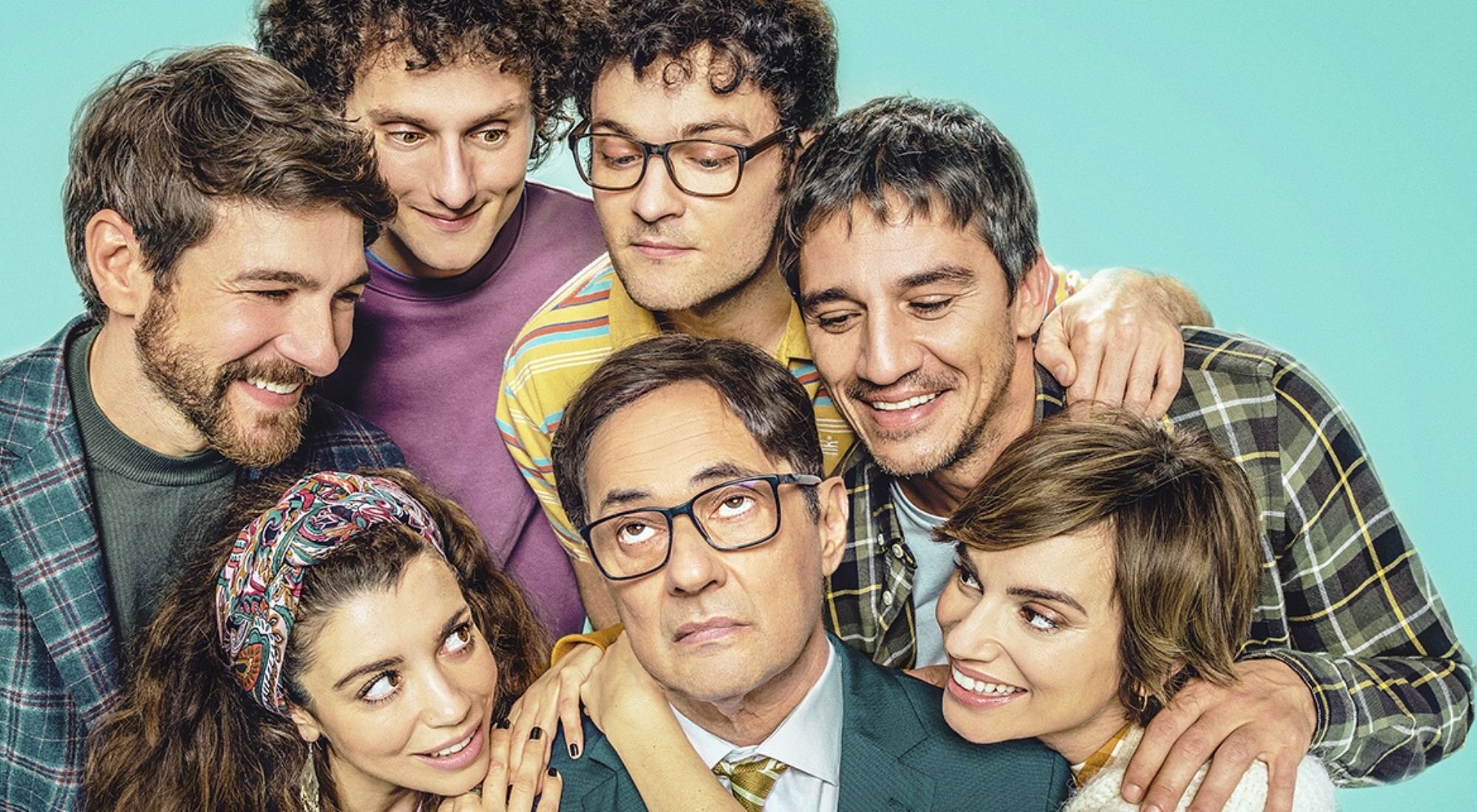 Jordi Sánchez, junto al resto de personajes del elenco en &#39;Señor, dame paciencia&#39;.