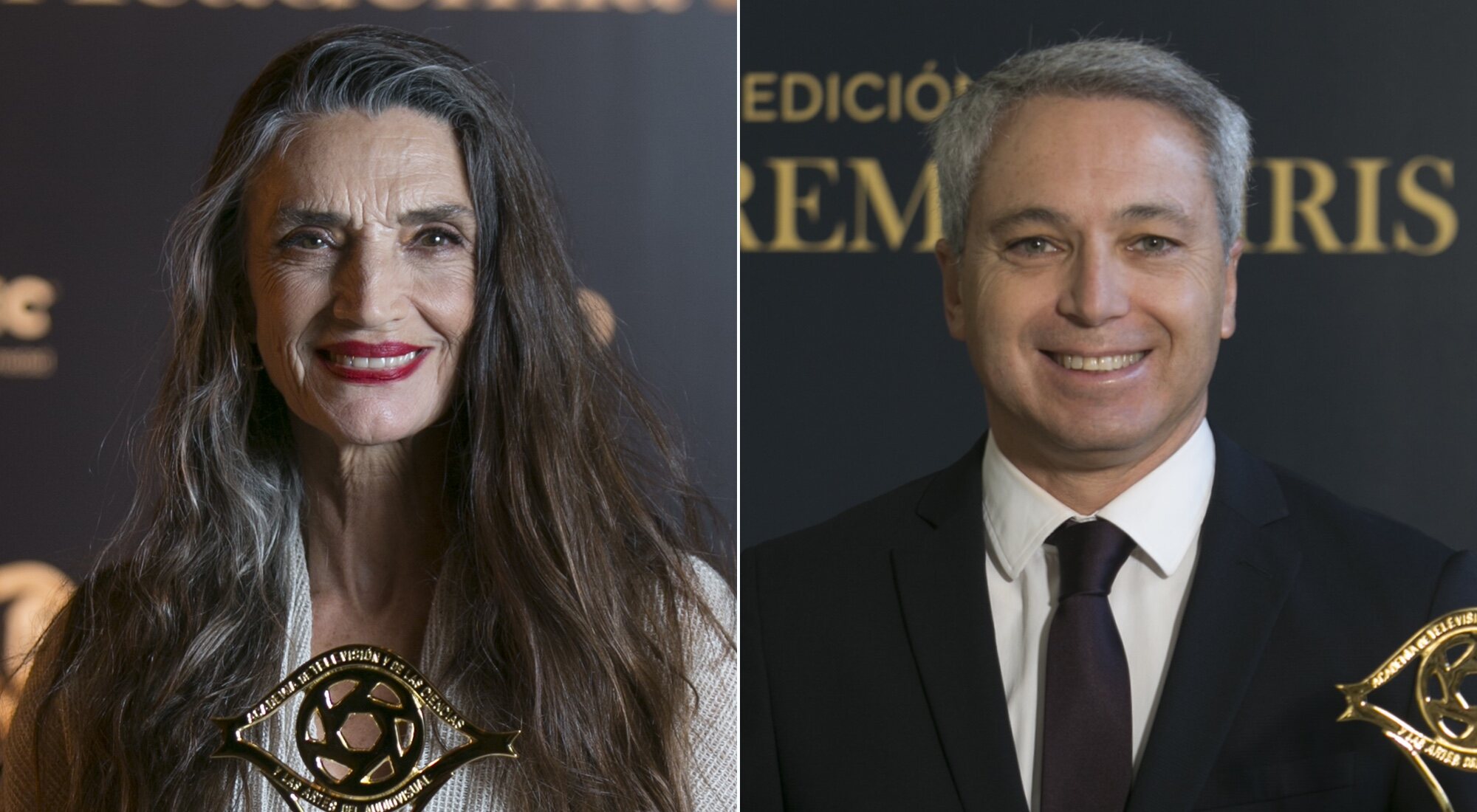 Olivia Molina y Vicente Vallés