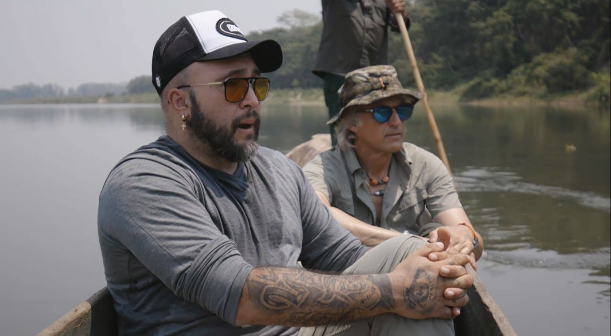 Kiko Rivera y Jesús Calleja, en 'Planeta Calleja'