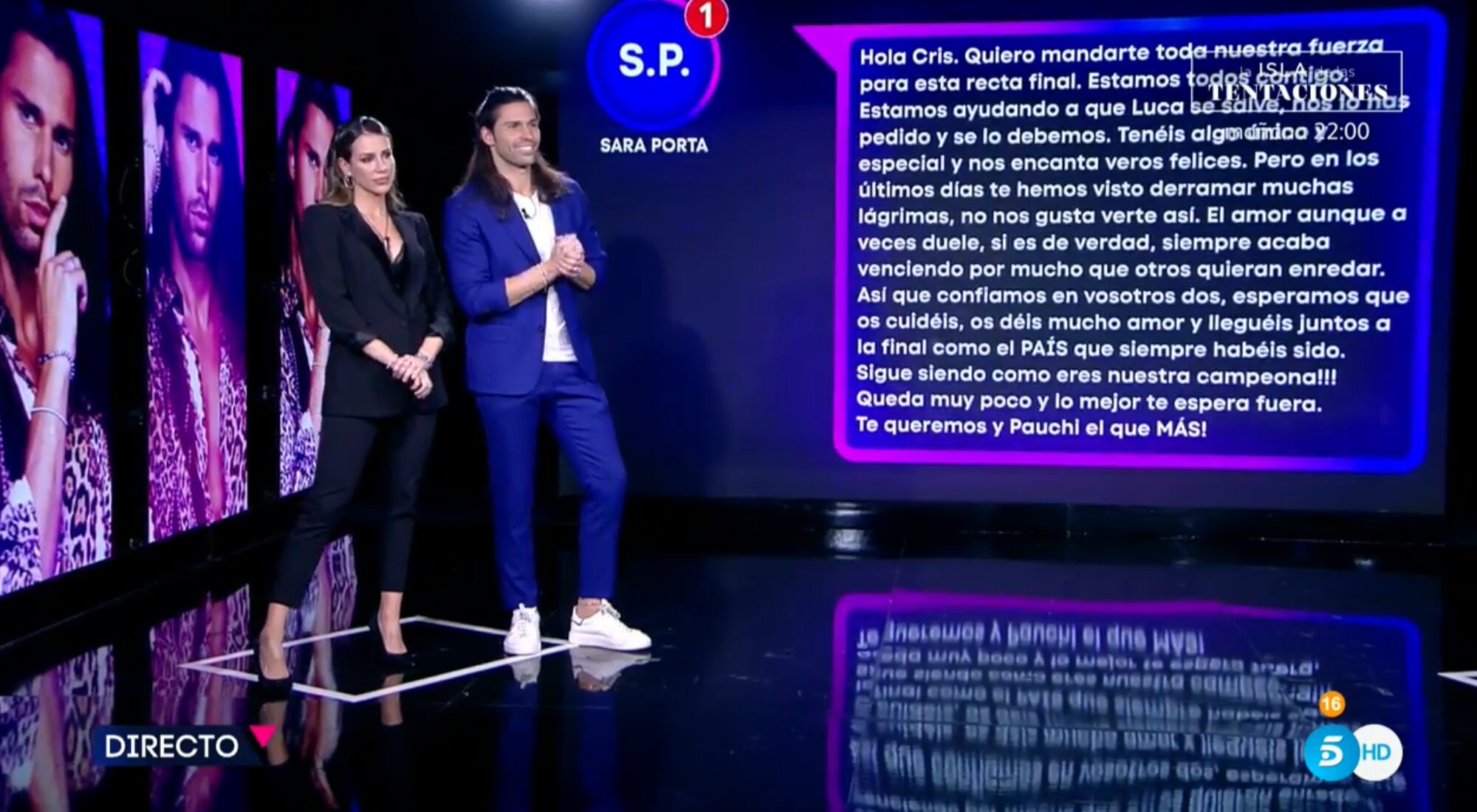 Cristina Porta y Luca Onestini descubren el mensaje de Sara en 'Secret Story'