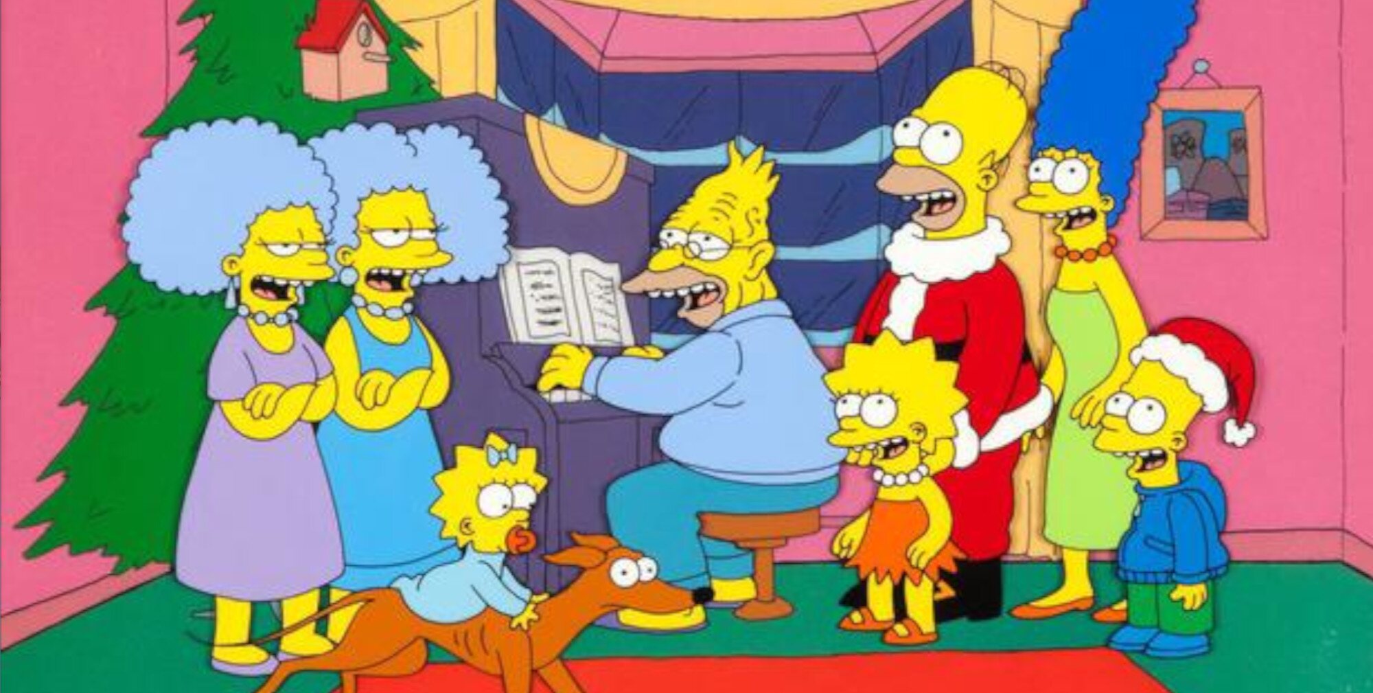 'Los Simpson' celebran la navidad con su particular familia