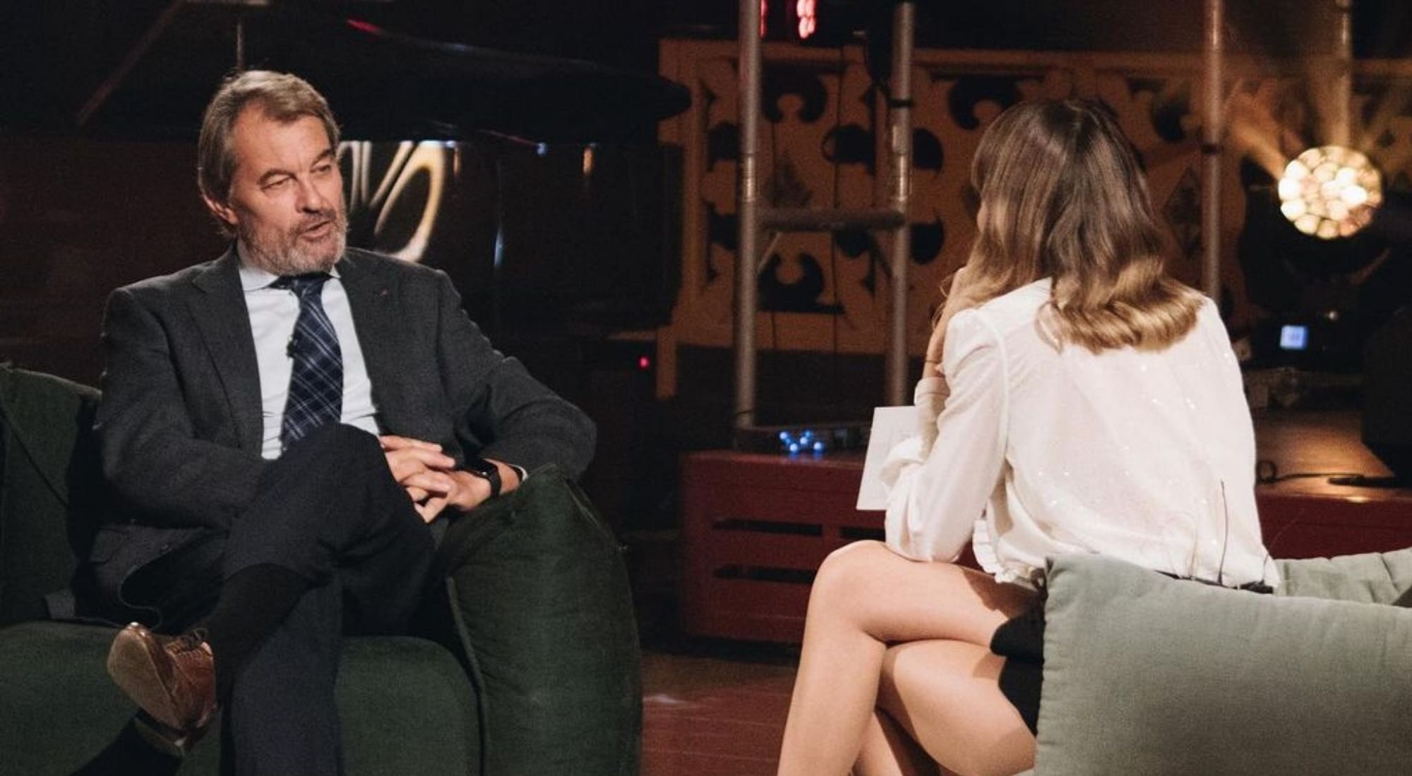 Artur Mas y y Bibiana Ballbè, en 'Antes de que se acabe el año'