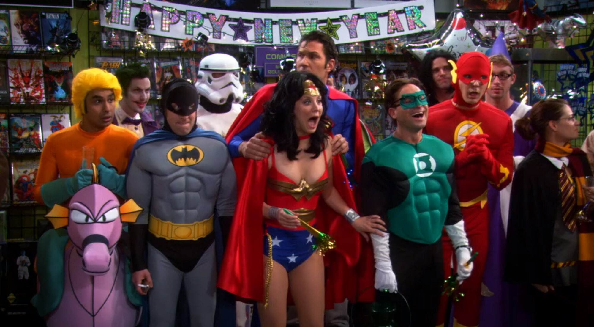 Los protagonistas de 'The Big Bang Theory', juntos en Nochevieja