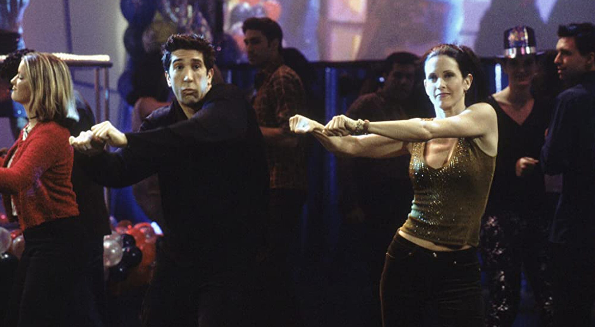 Ross y Monica bailan en el 6x10 de 'Friends'