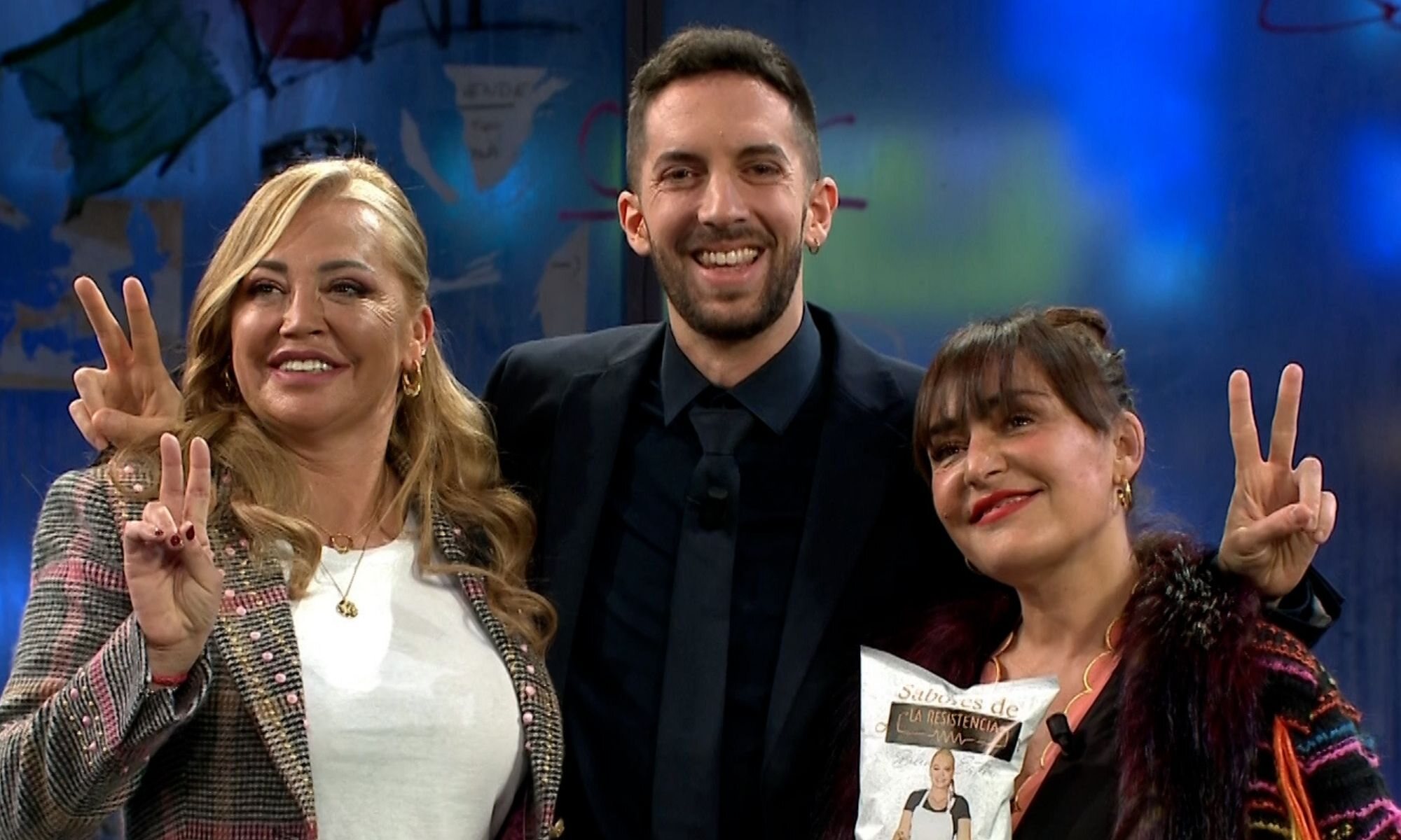 Belén Esteban, David Broncano y Candela Peña en &#39;La resistencia&#39;