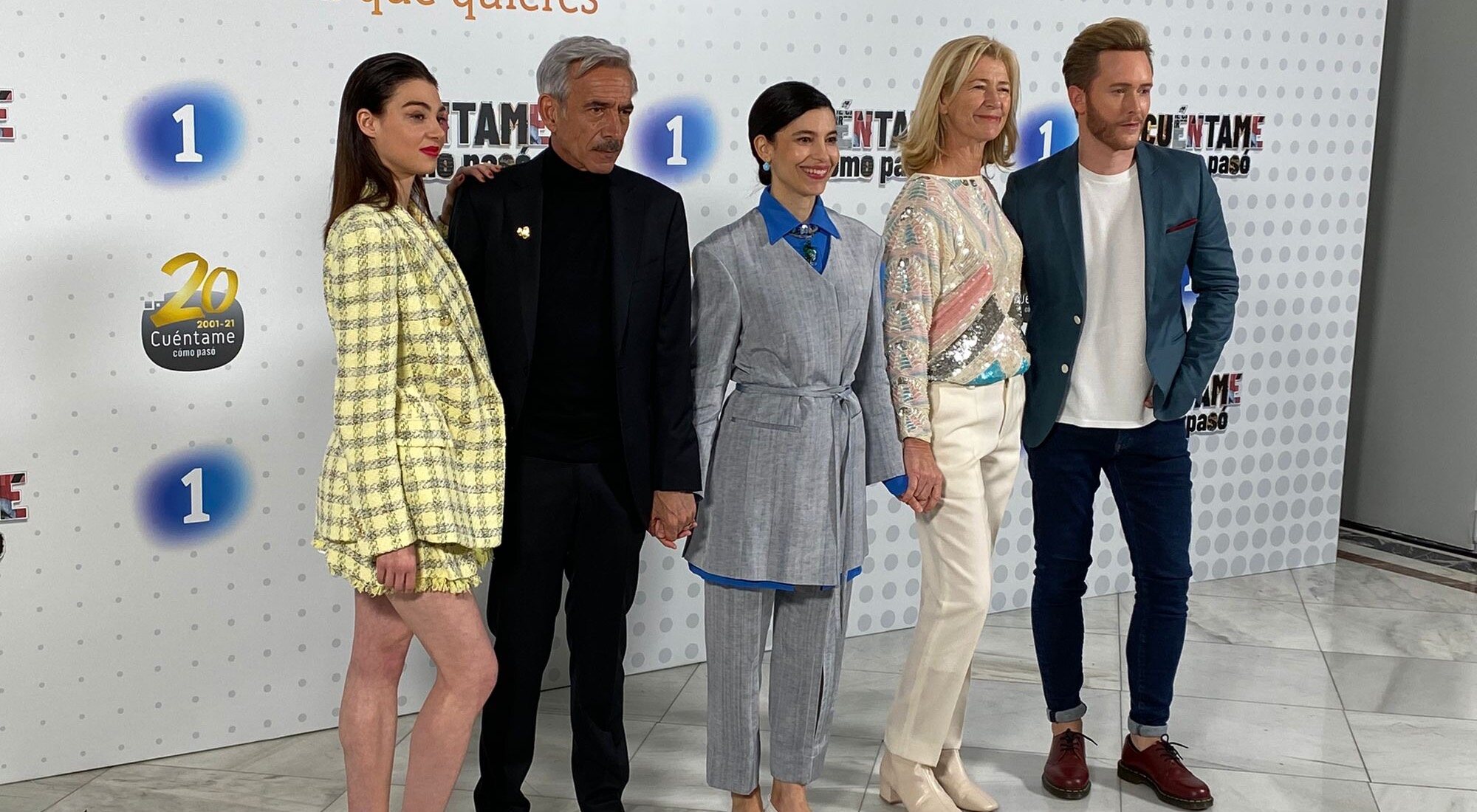 La familia Alcántara, en la presentación de la temporada 22 de &#39;Cuéntame&#39;