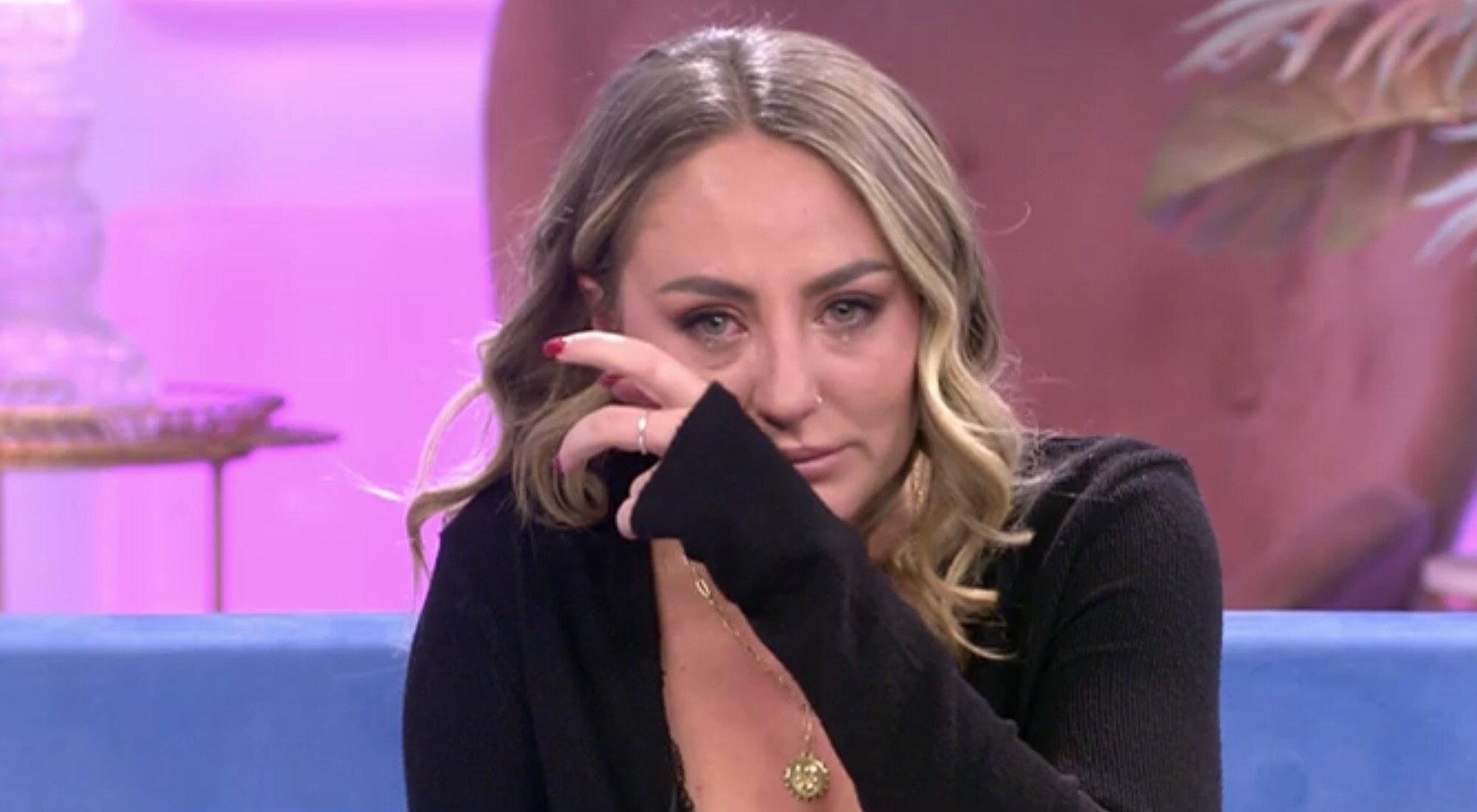 Rocío Flores, llorando en 'El programa de Ana Rosa'