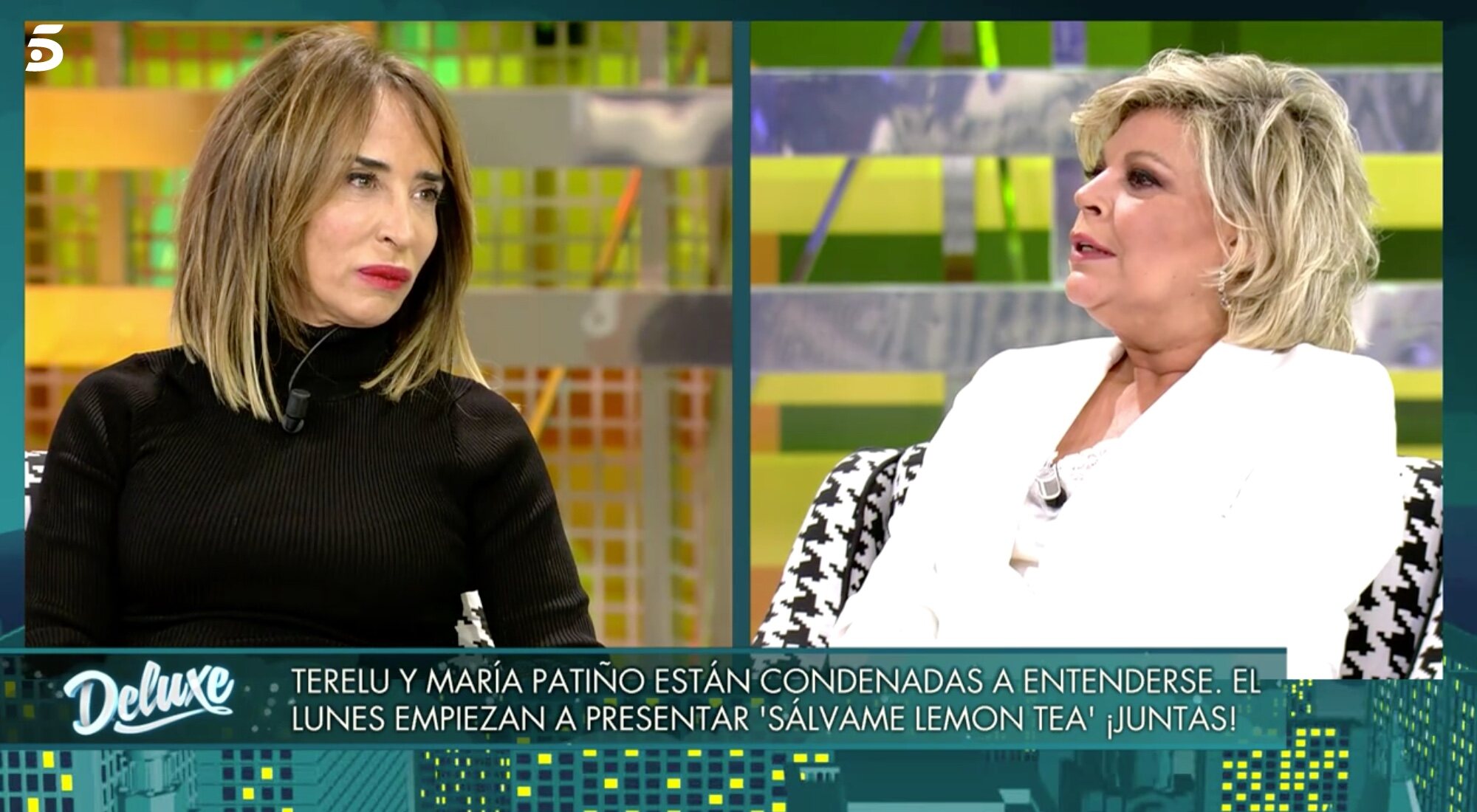 María Patiño y Terelu Campos en 'Sábado deluxe'
