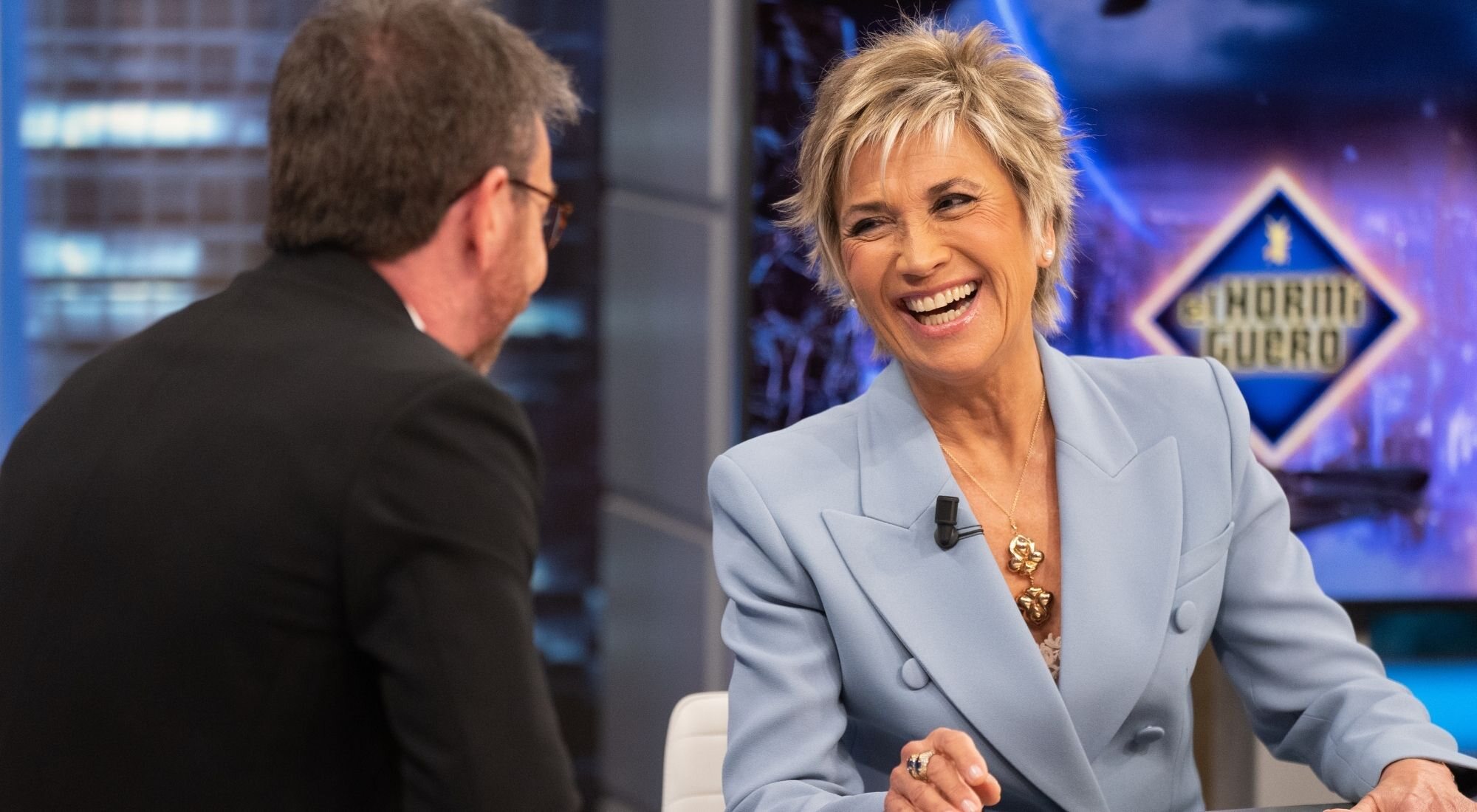 Pablo Motos y Julia Otero, en 'El hormiguero'