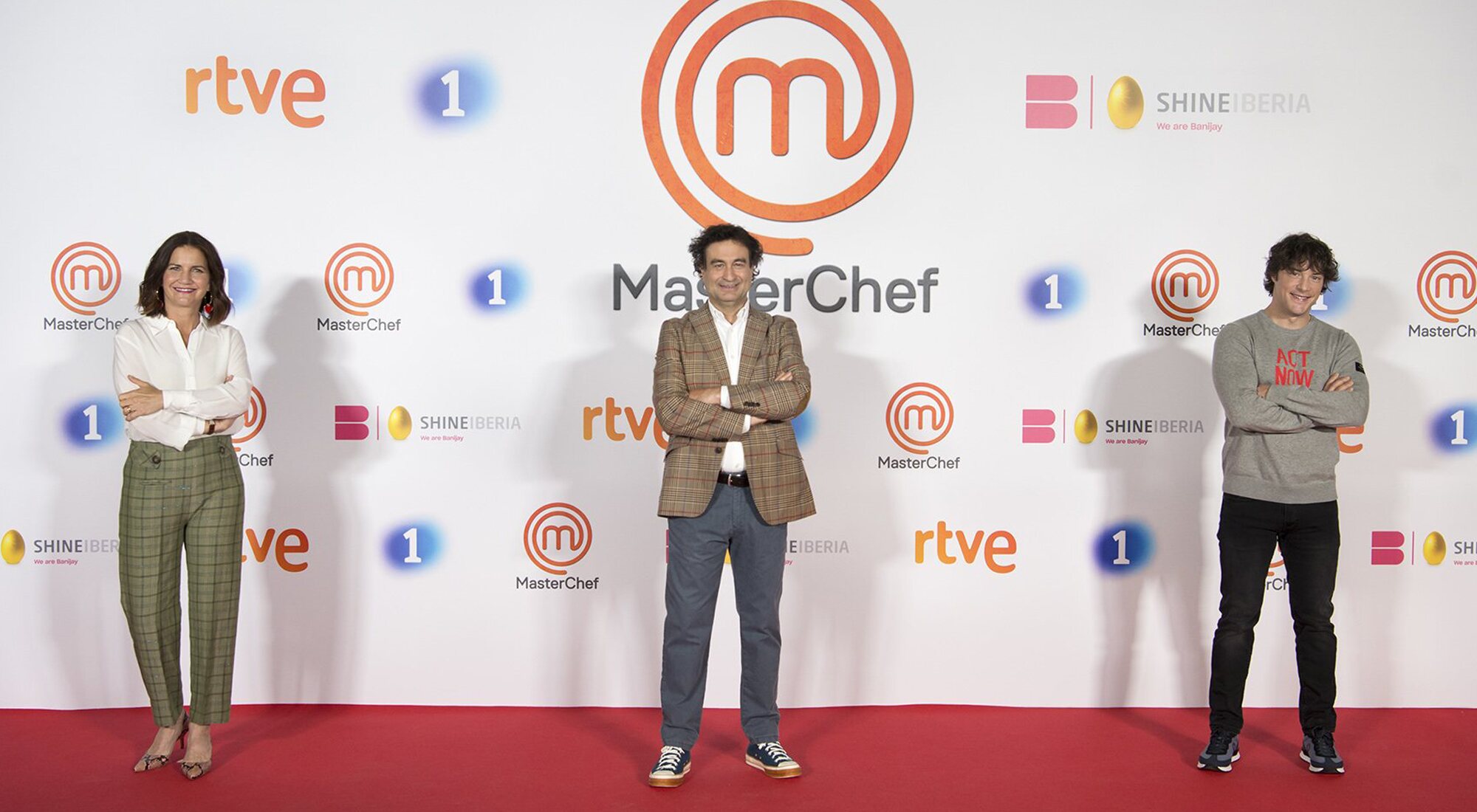 Los jueces de &#39;MasterChef&#39; en una de las ruedas de prensa