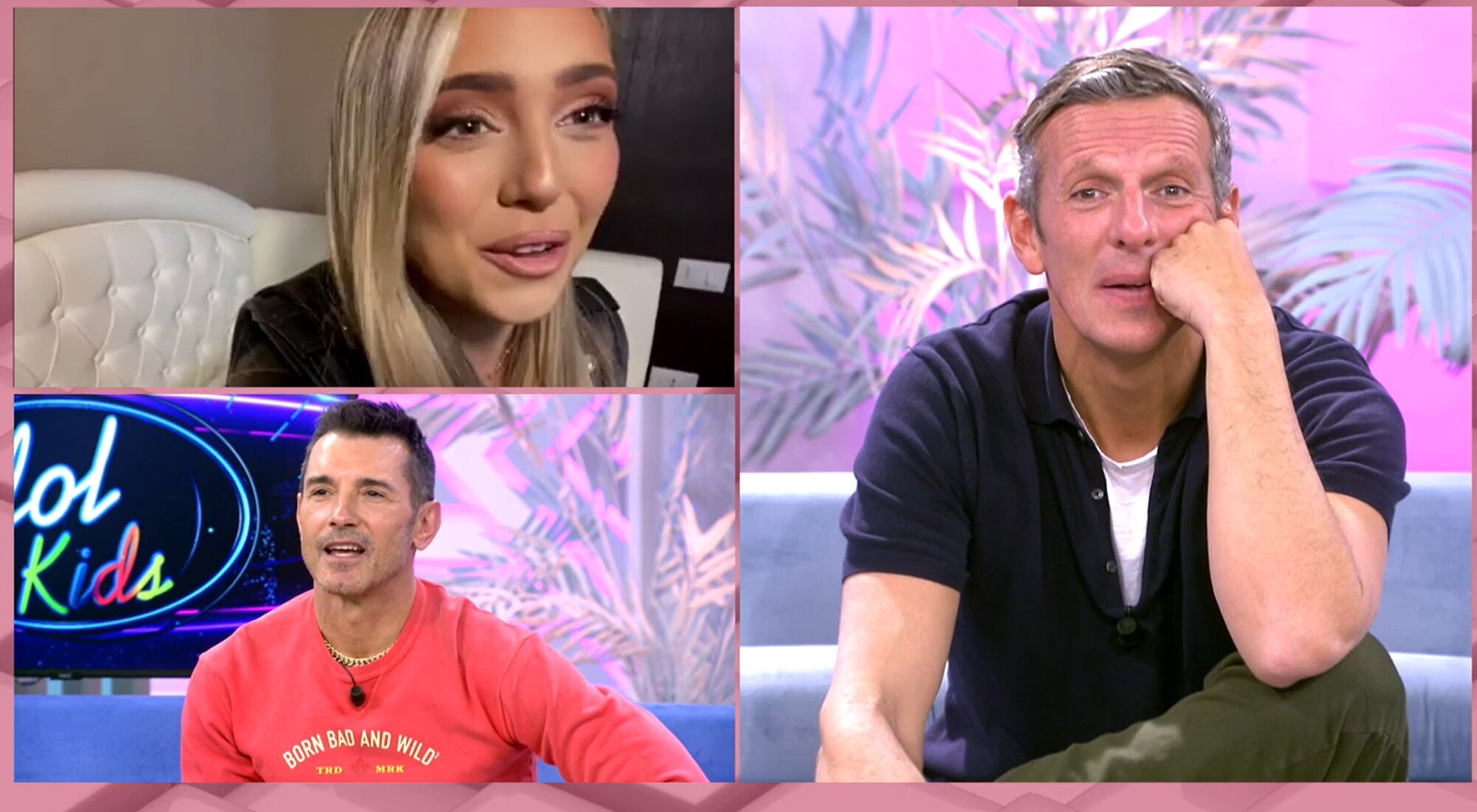 Jesús Vázquez y Joaquín Prat hablan con Ana Mena en 'El programa de Ana Rosa'