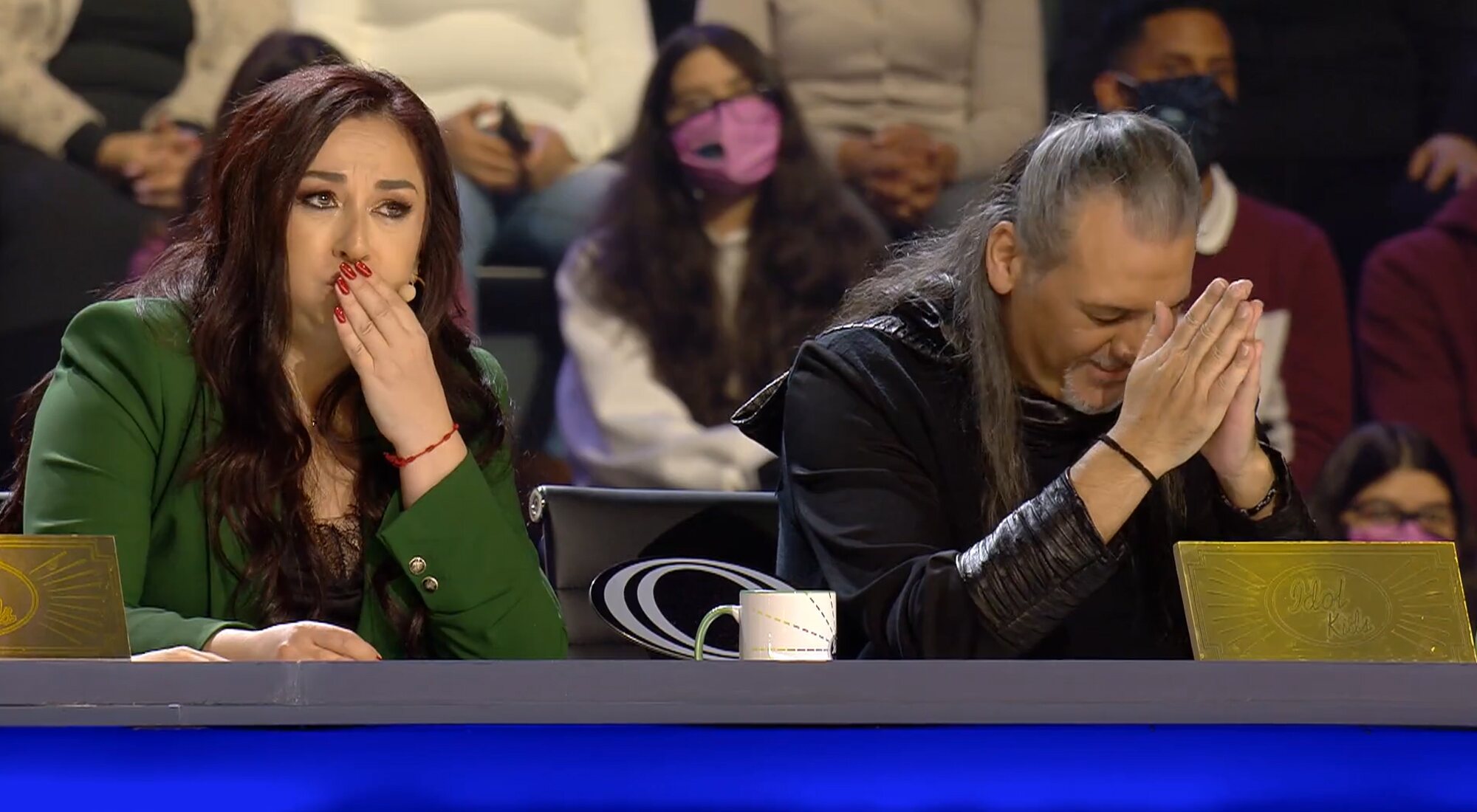 Los integrantes de Camela, al borde del llanto en 'Idol Kids'