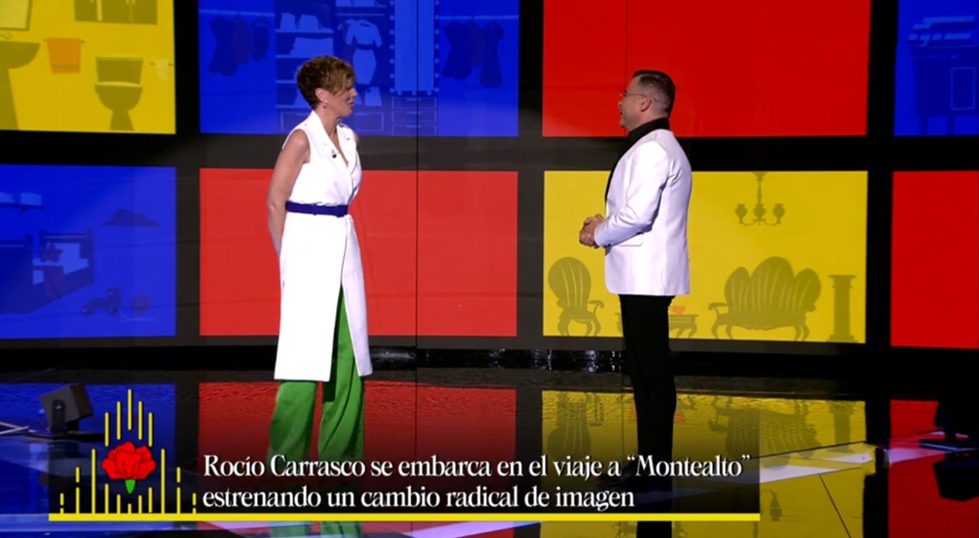 Jorge Javier recibe a Rocío Carrasco en el especial 'Montealto: regreso a la casa'
