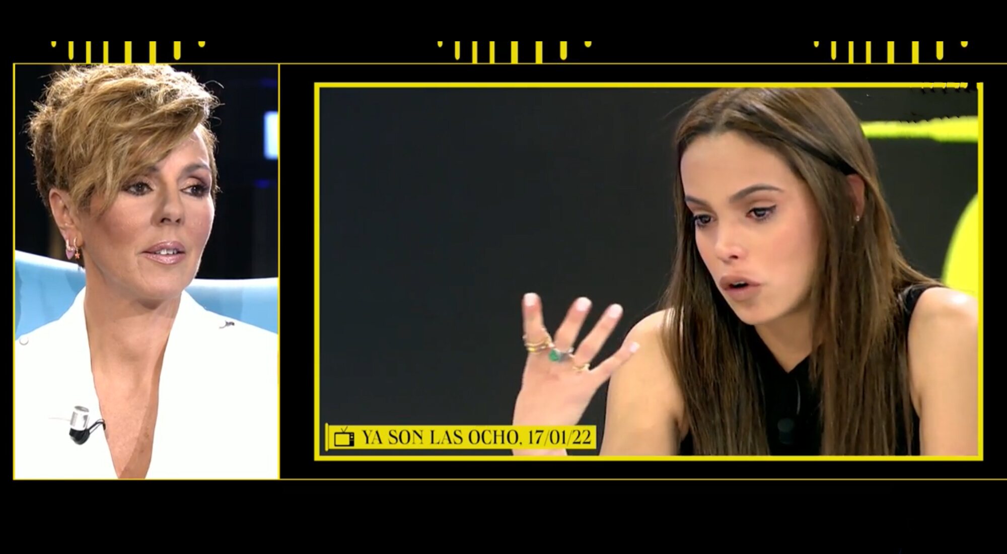 Rocío Carrasco escucha las palabras de Gloria Camila en 'Montealto: regreso a la casa'