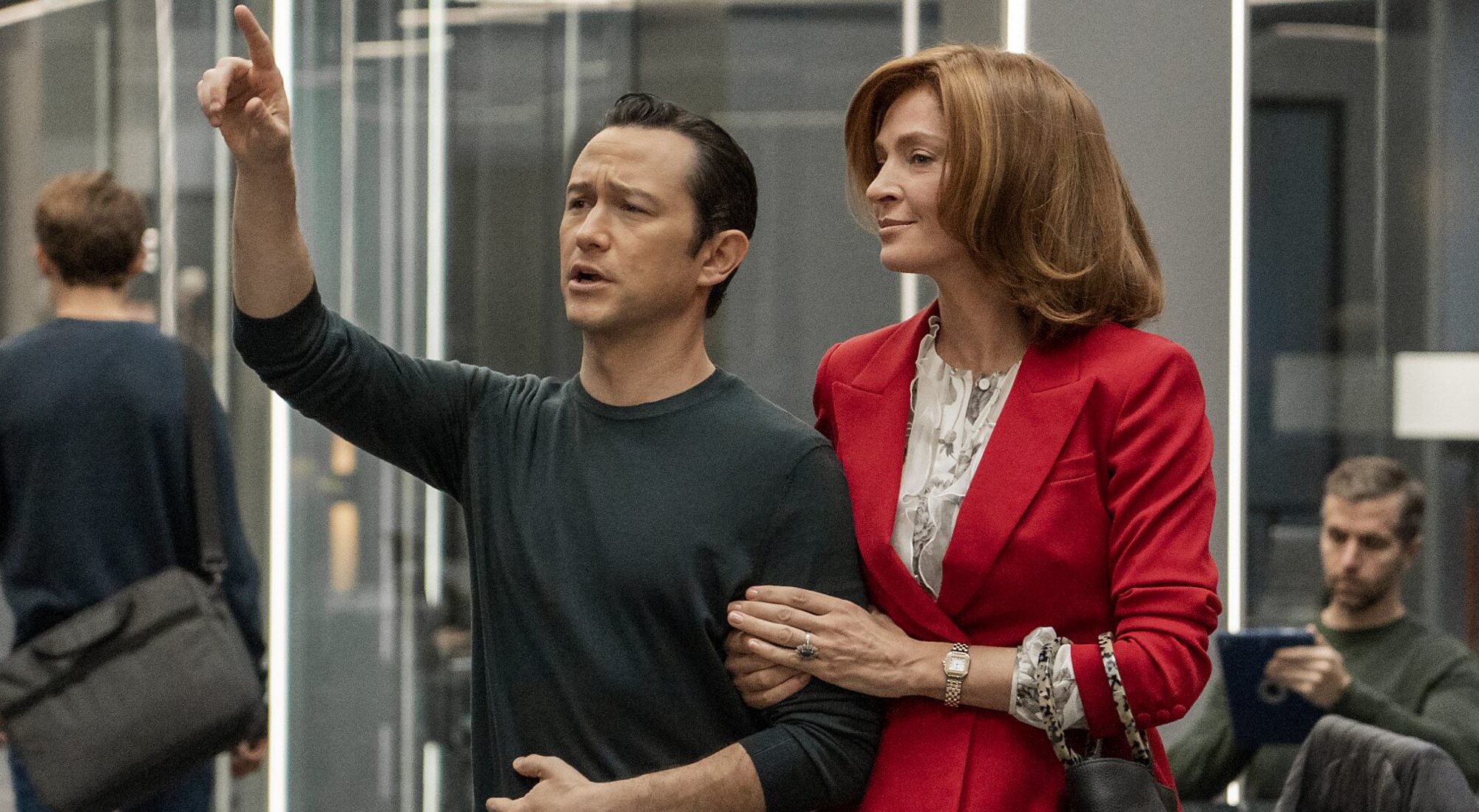 Joseph Gordon-Levitt y Uma Thurman en &#39;Super Pumped&#39;