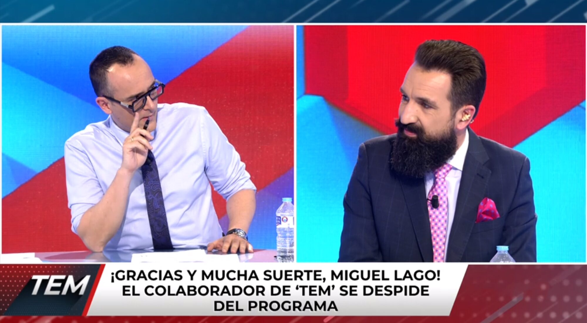 Risto Mejide se despide de Miguel Lago en 'Todo es mentira'