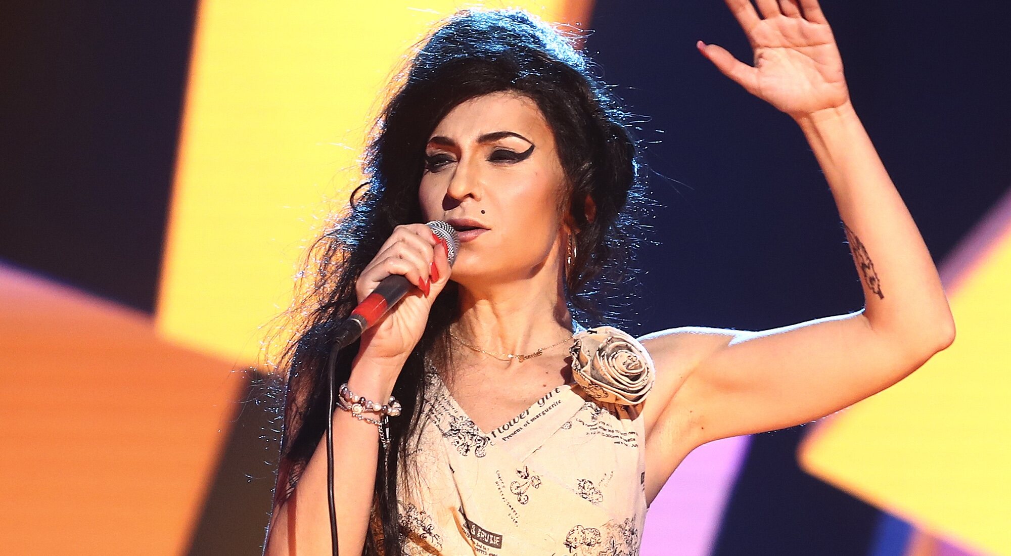 Sandra Golpe, como Amy Winehouse en 'Tu cara me suena'