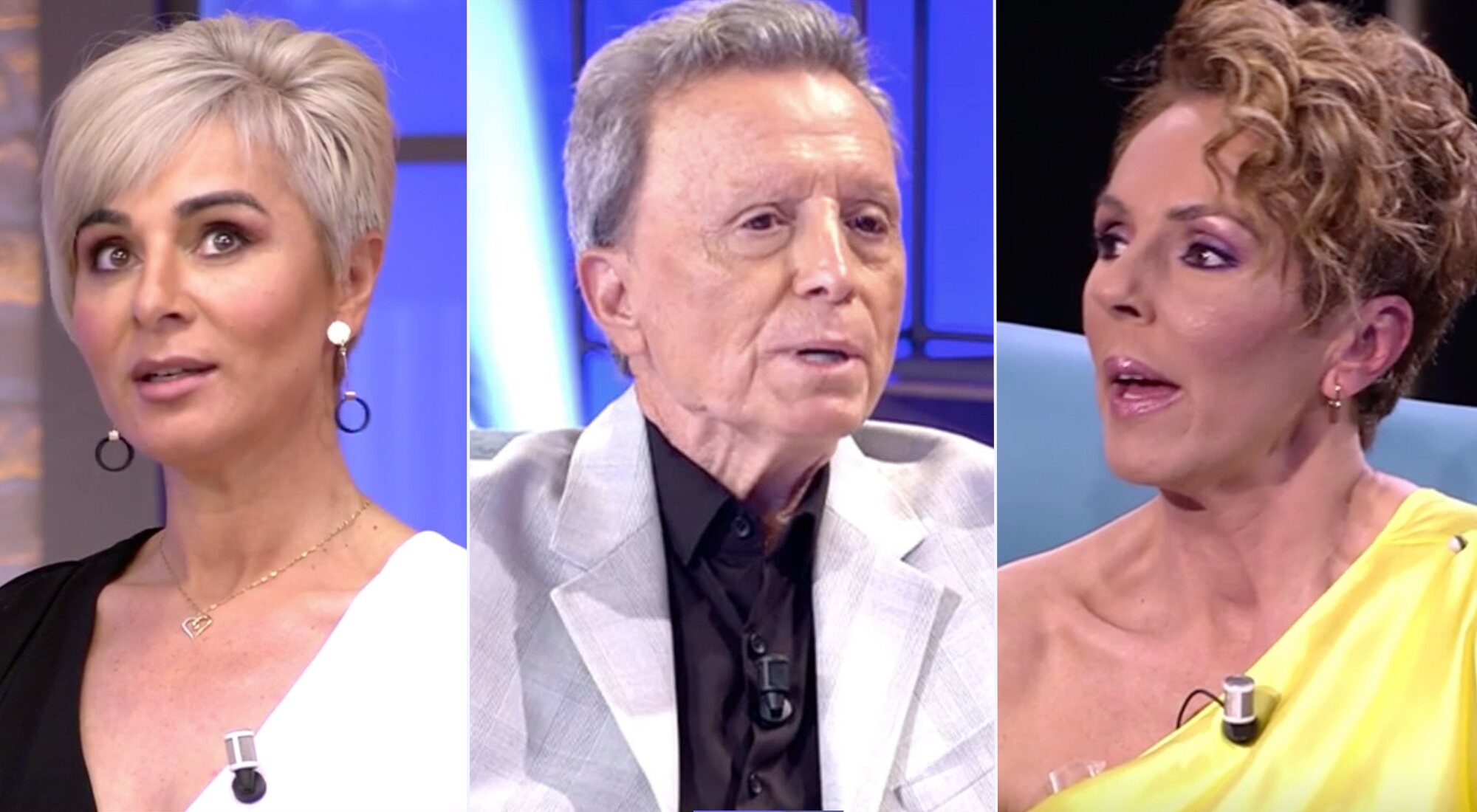 Ana María Aldón, José Ortega Cano y Rocío Carrasco