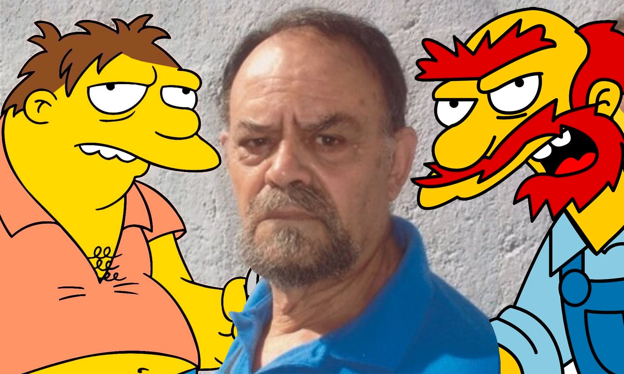 Luis Marín, entre Barney y Willie, de &#39;Los Simpson&#39;