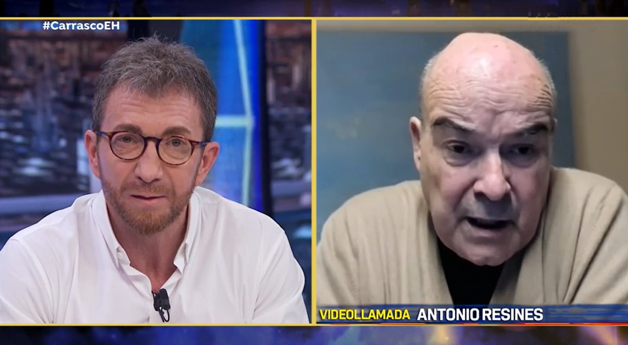 Pablo Motos charla con Antonio Resines en 'El hormiguero'