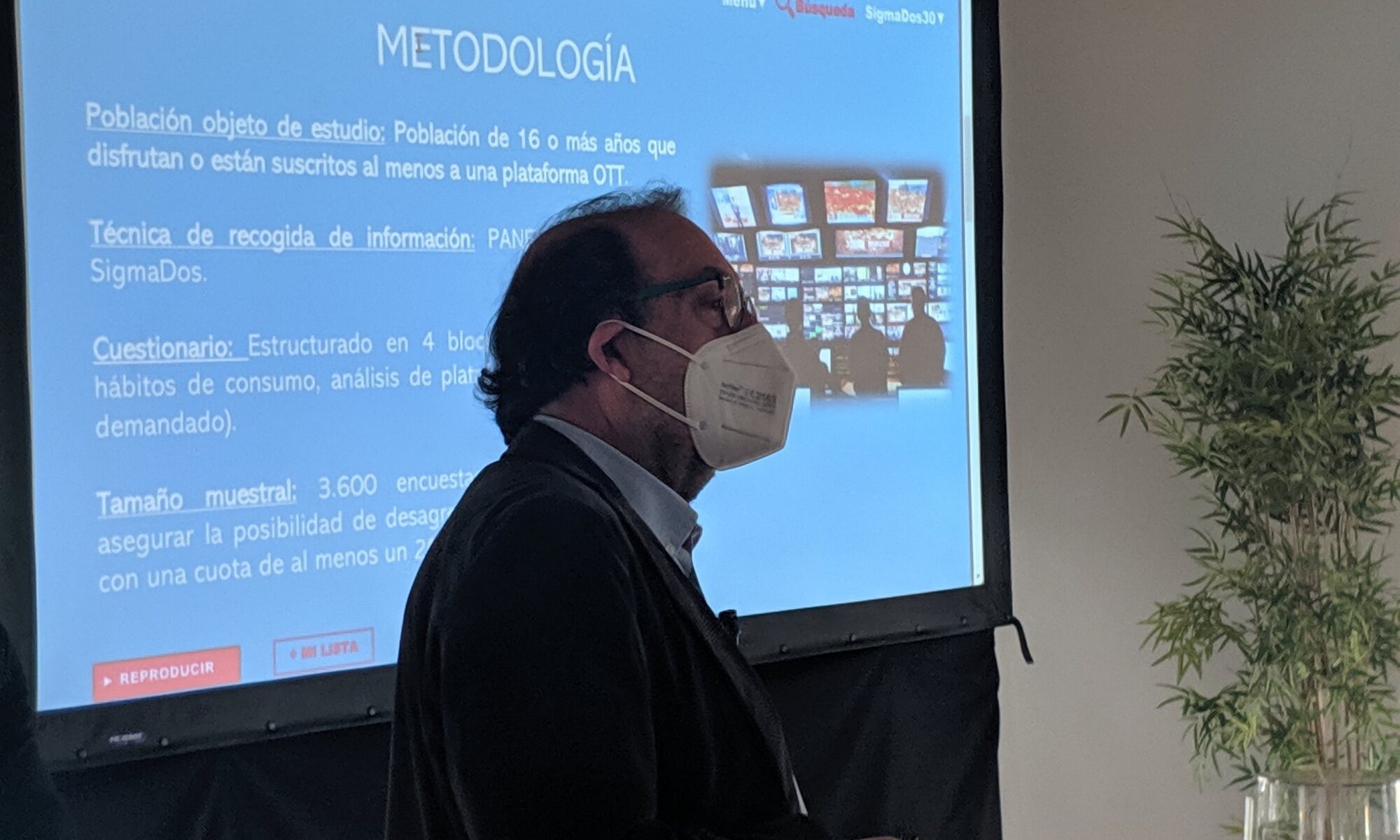 Miguel de la Fuente, en la presentación de SigmaDos30