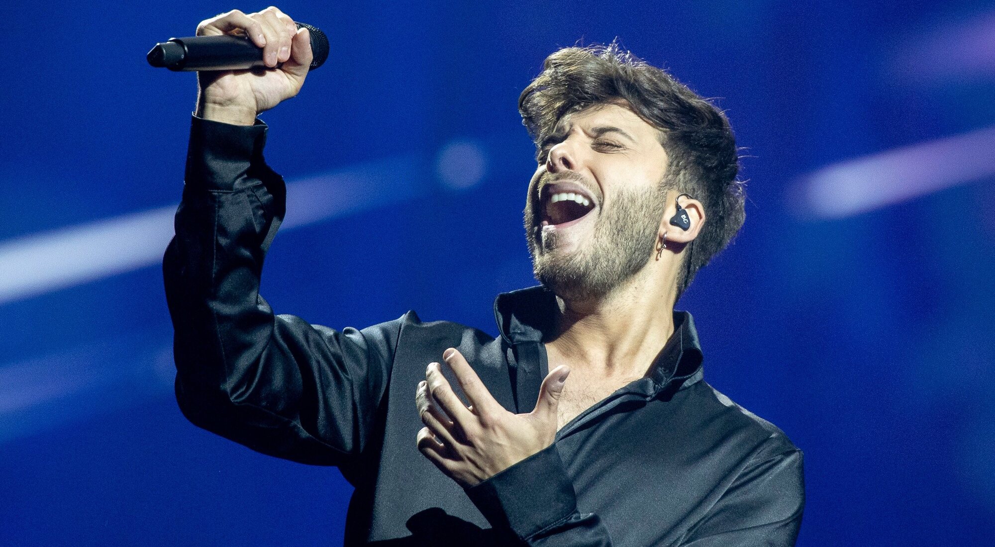 Blas Cantó, en la final de Eurovisión 2021