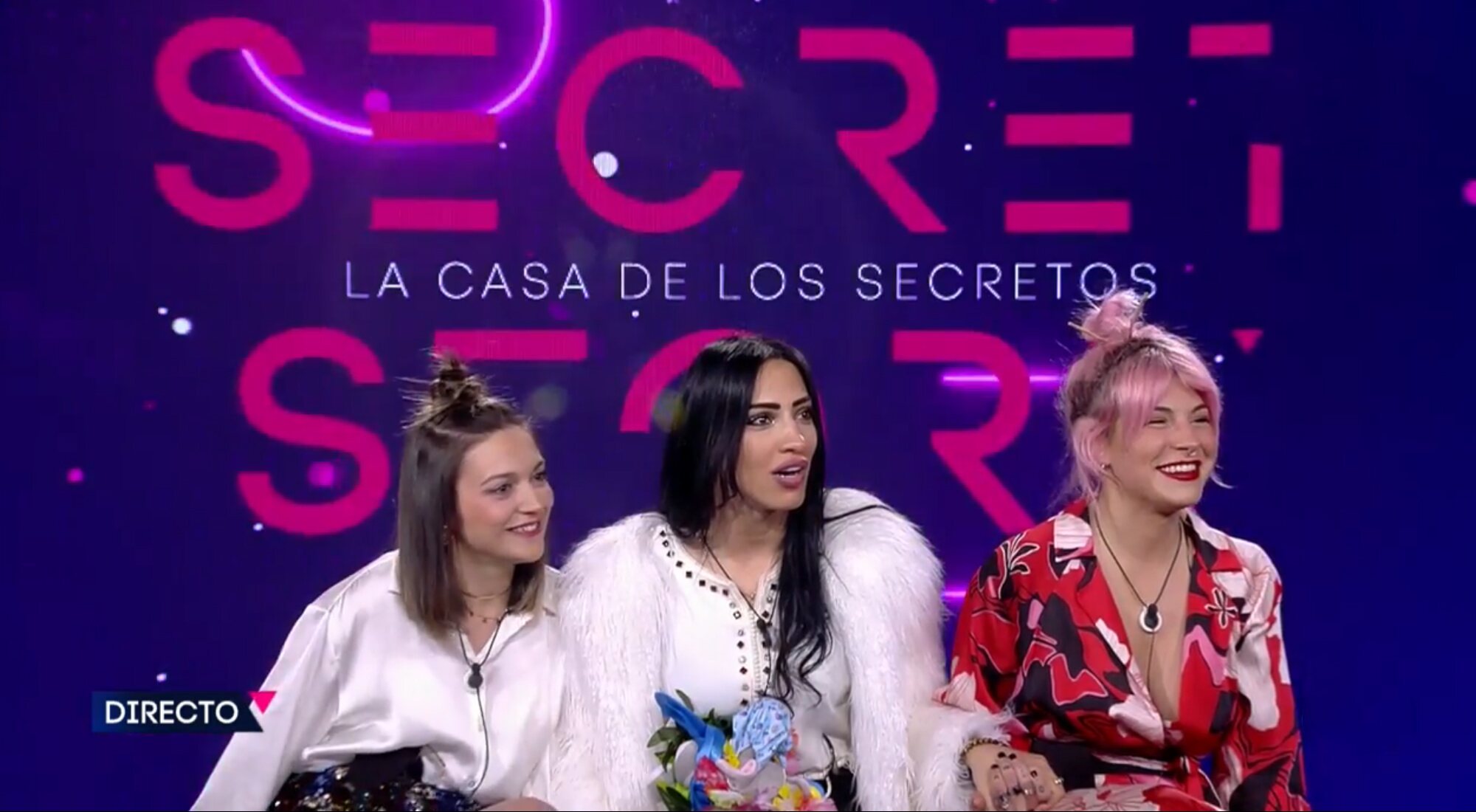 Marta, Laila y Virginia, antes de conocer la expulsión de la tercera de 'Secret Story'