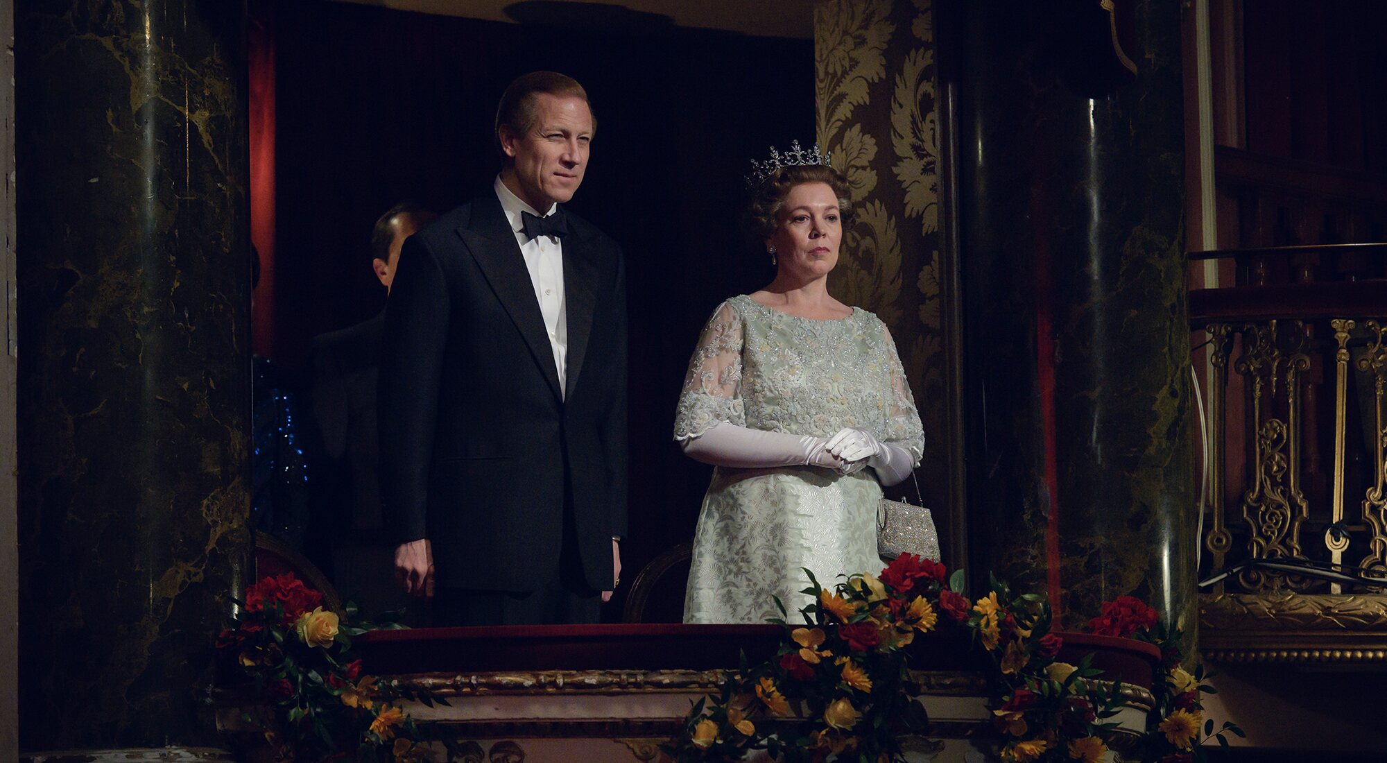 Isabel II y el Príncipe Felipe en 'The Crown'