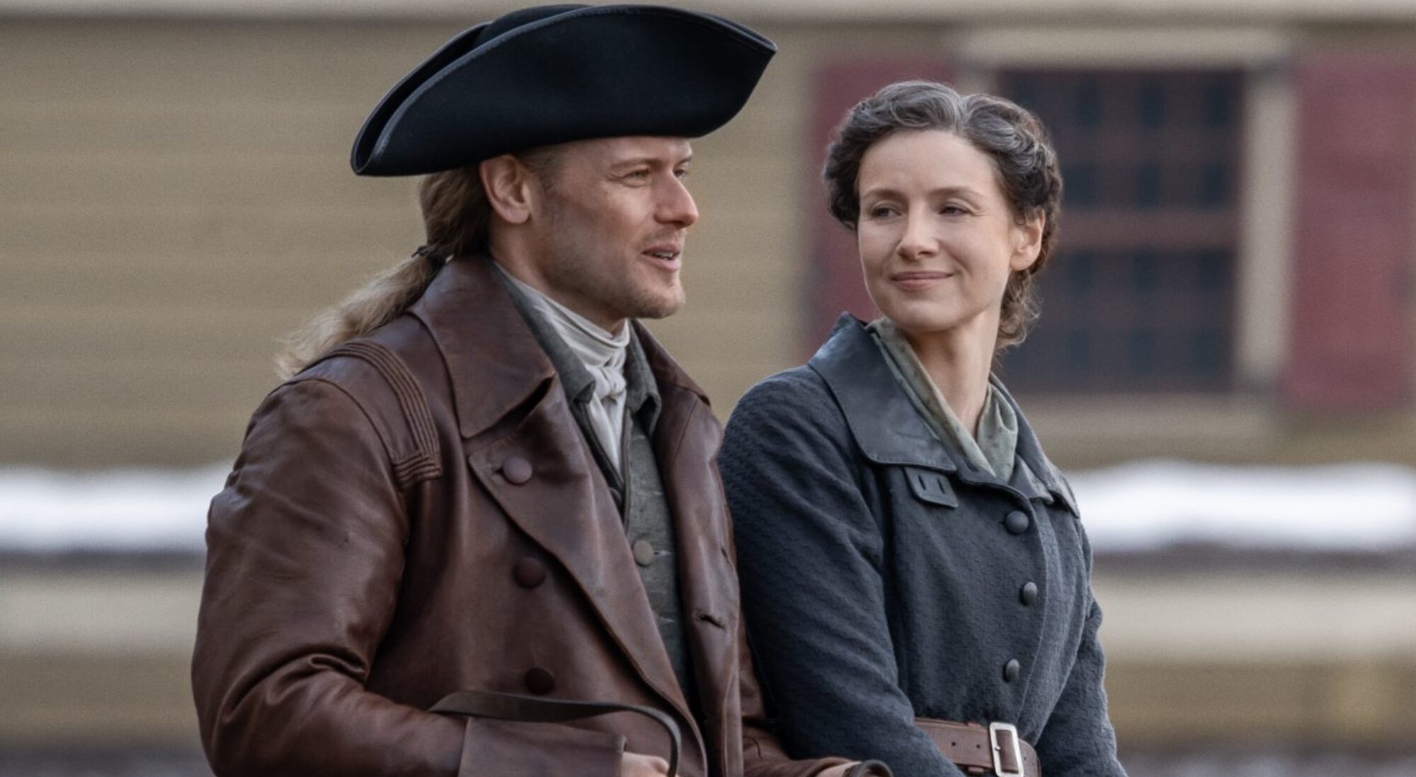 Sam Heughan y Caitríona Balfe en 'Outlander'
