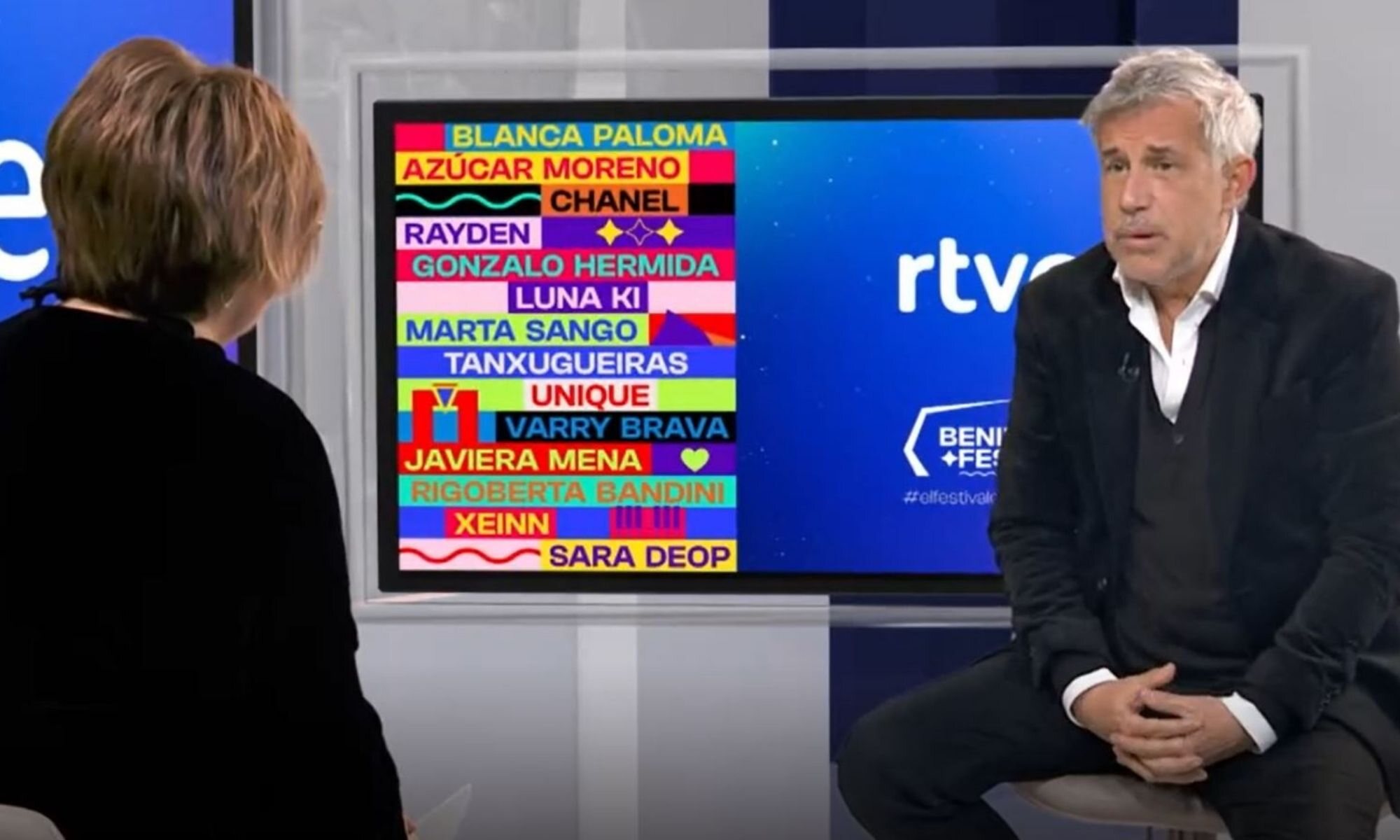 María Escario e Ignacio Elguero en 'RTVE responde'