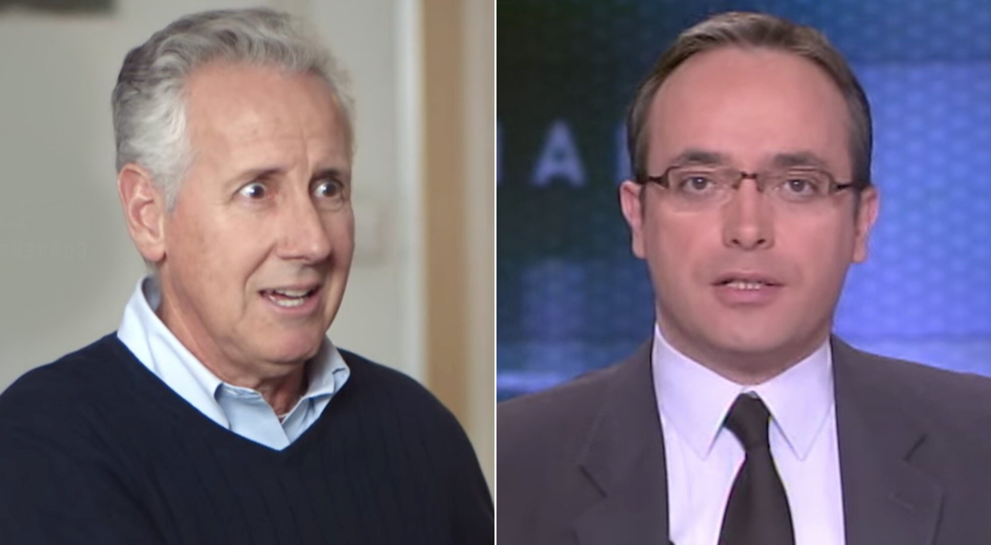 Lorenzo Milá (2022) y Alfredo Urdaci (2004)