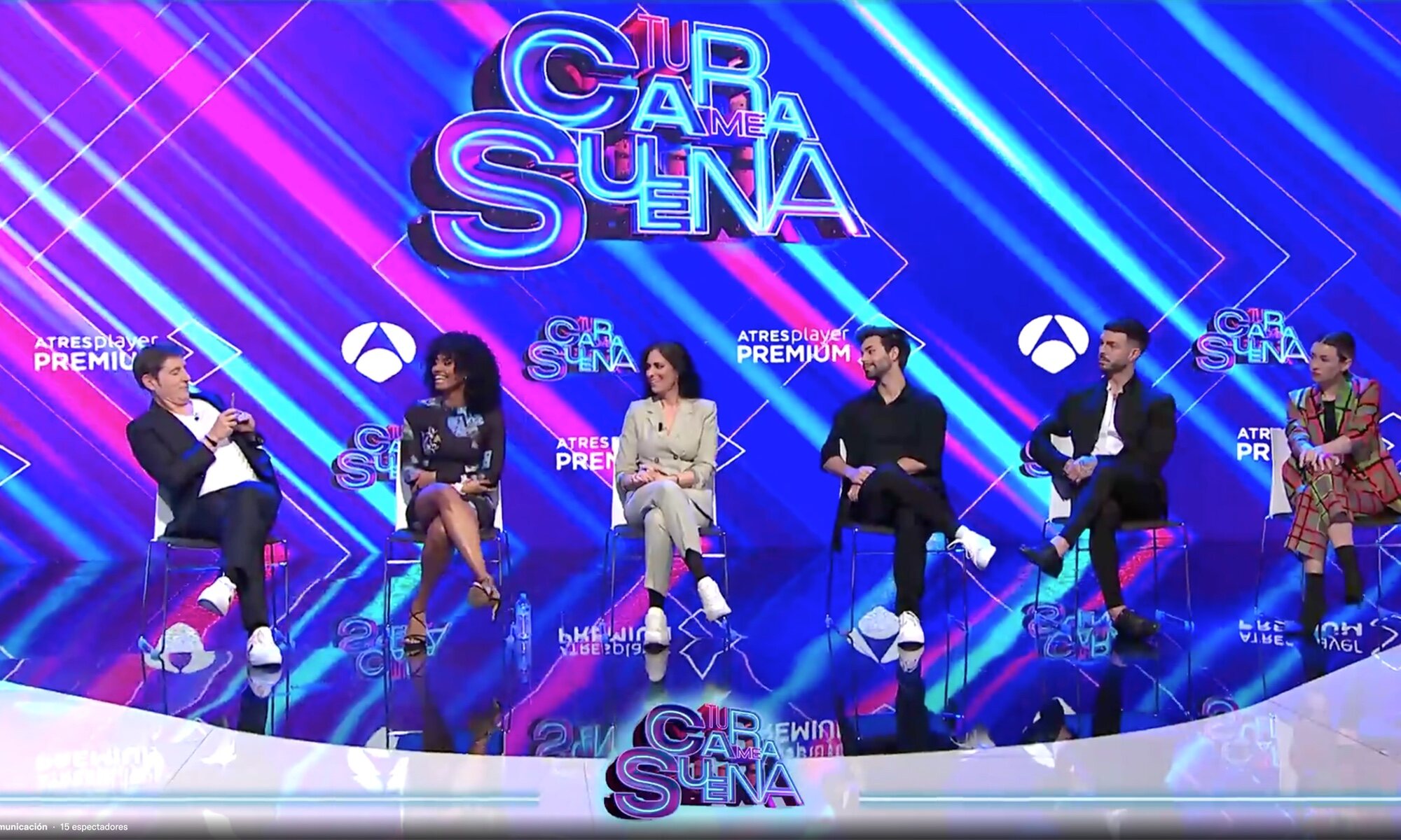 Manel Fuentes y los cinco finalistas de &#39;Tu cara me suena&#39;