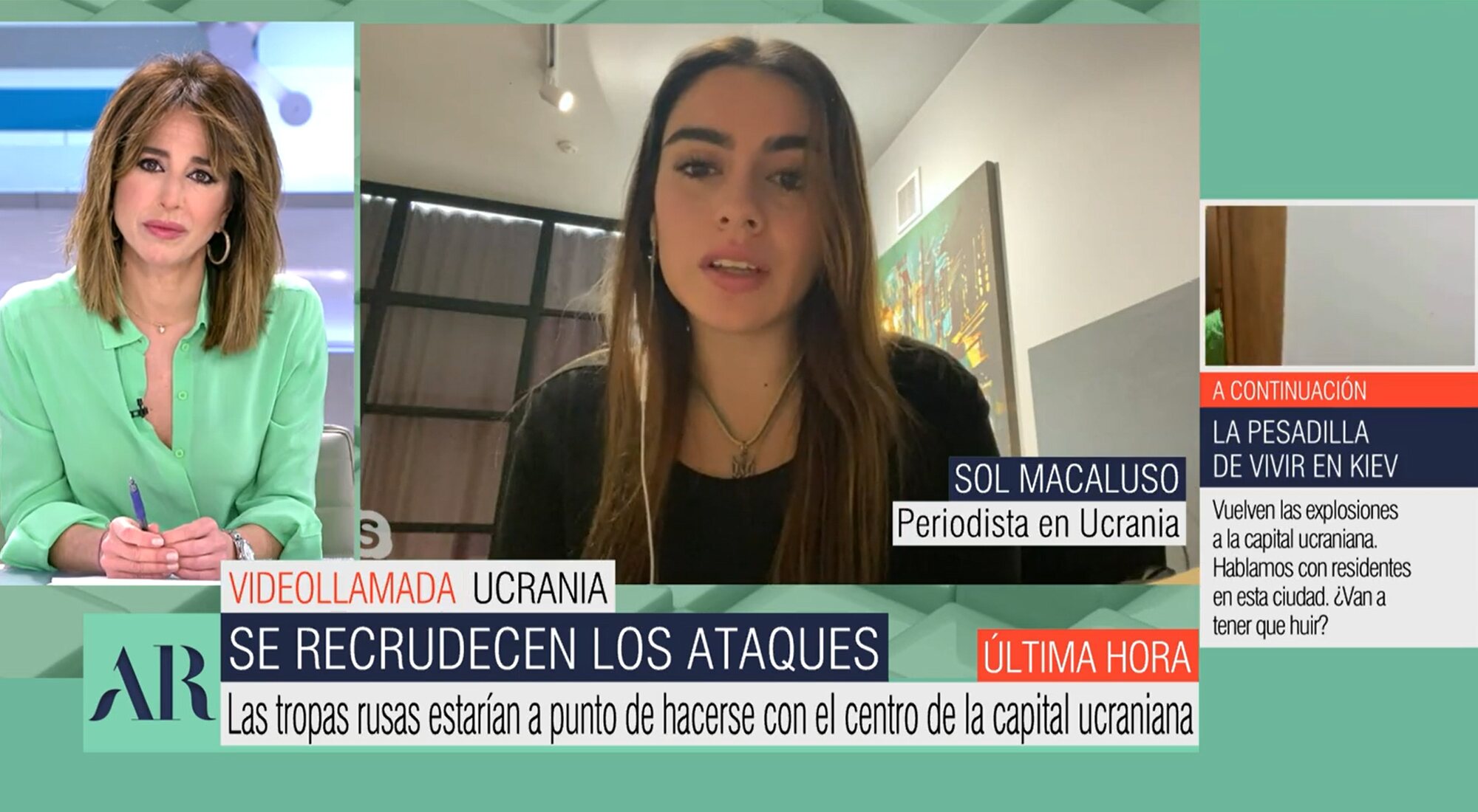 Ana Terradillos habla con Sol Macaluso en 'El programa de Ana Rosa'